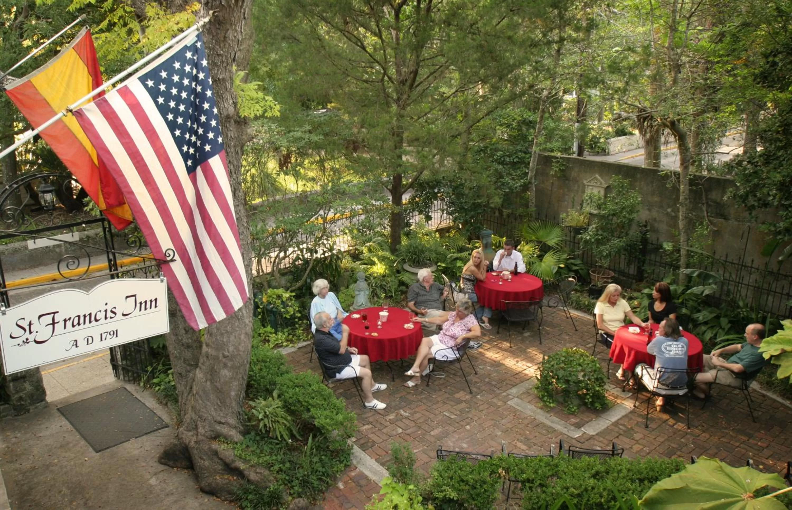 People in St. Francis Inn - Saint Augustine