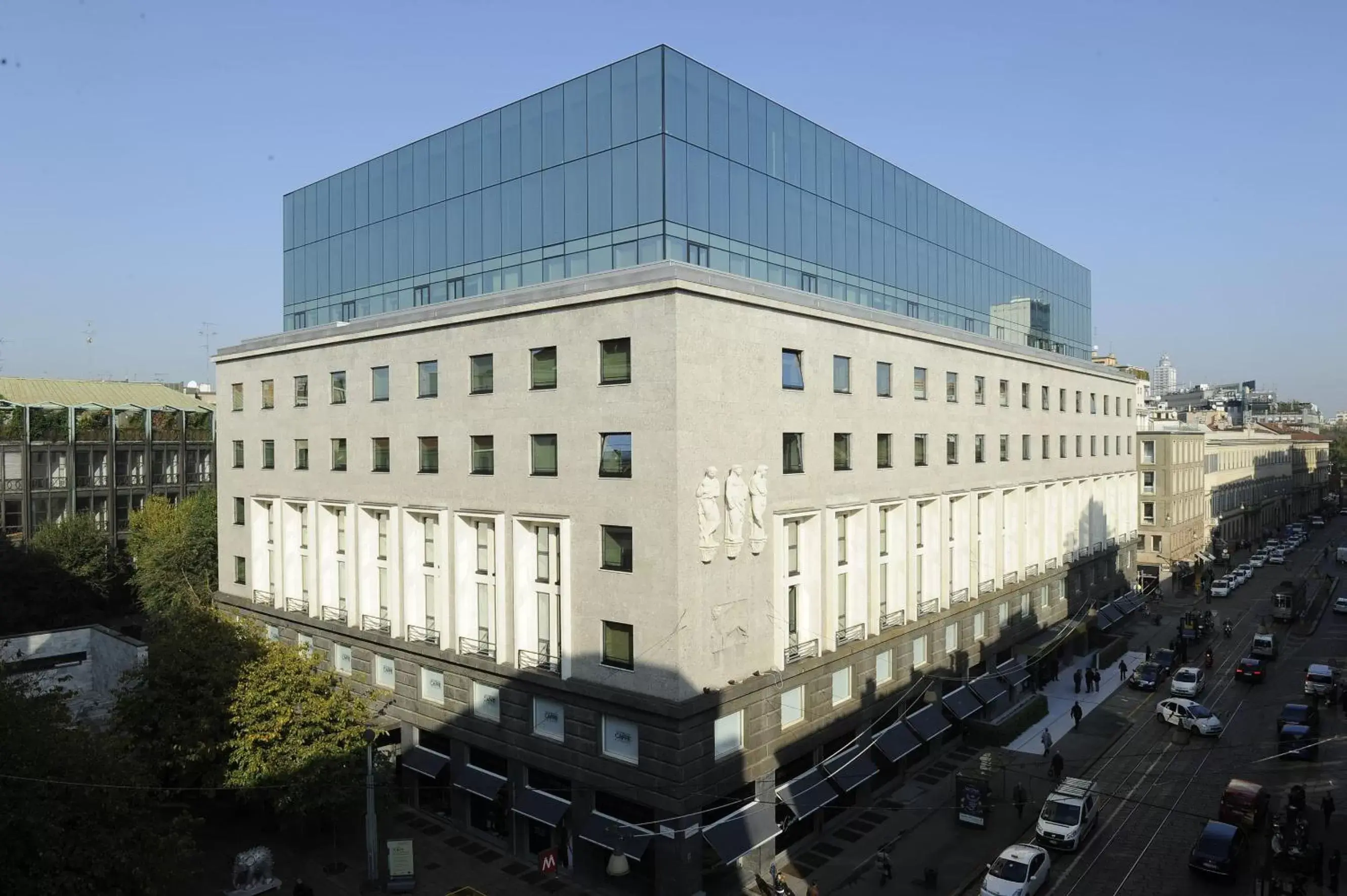 Bird's eye view, Property Building in Armani Hotel Milano