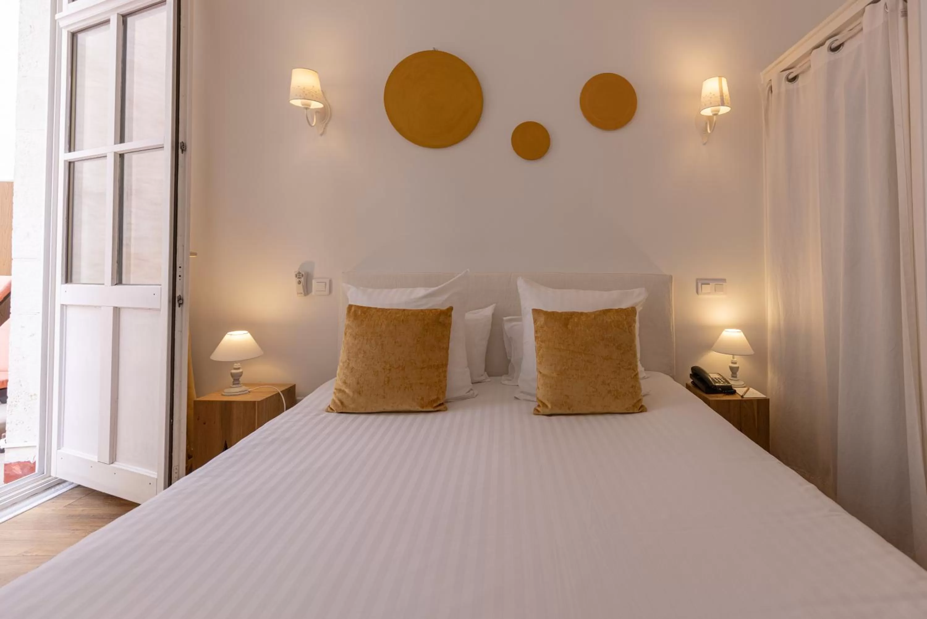 Bedroom, Bed in Hôtel & Espace Bien-être La Maison du Lierre