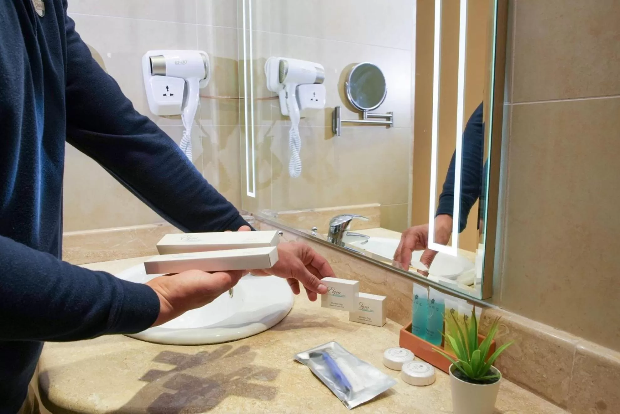 Bathroom in Toledo Amman Hotel