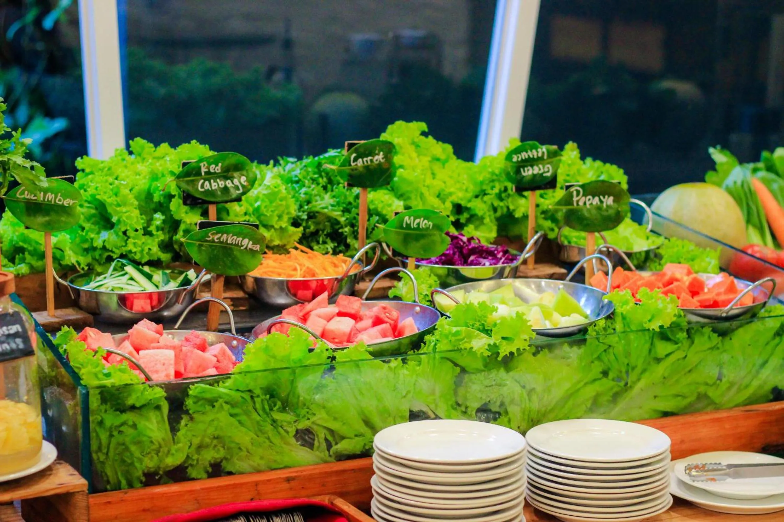 Buffet breakfast in Hotel FortunaGrande Malioboro Yogyakarta