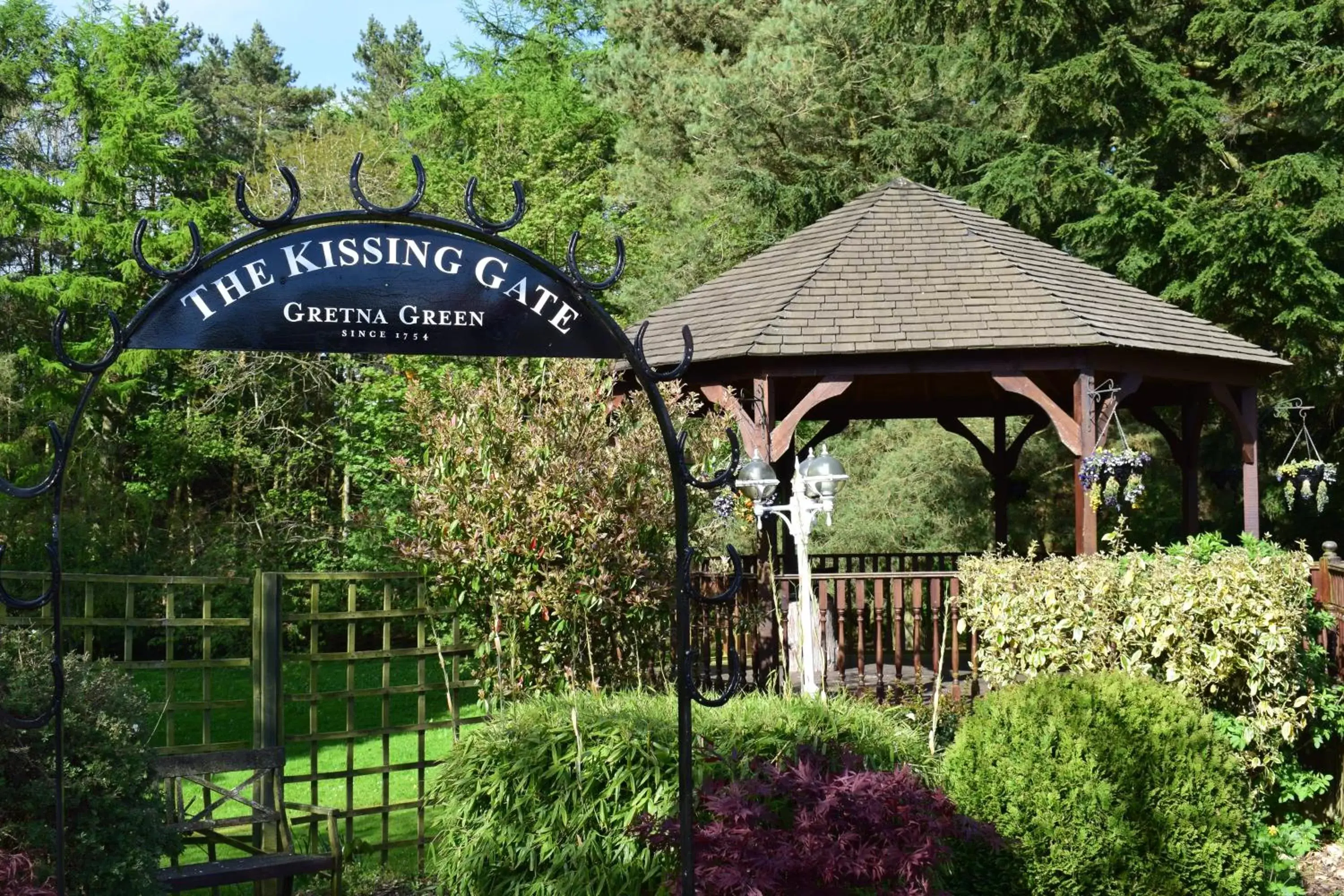 Garden, Property Building in Gretna Hall Hotel