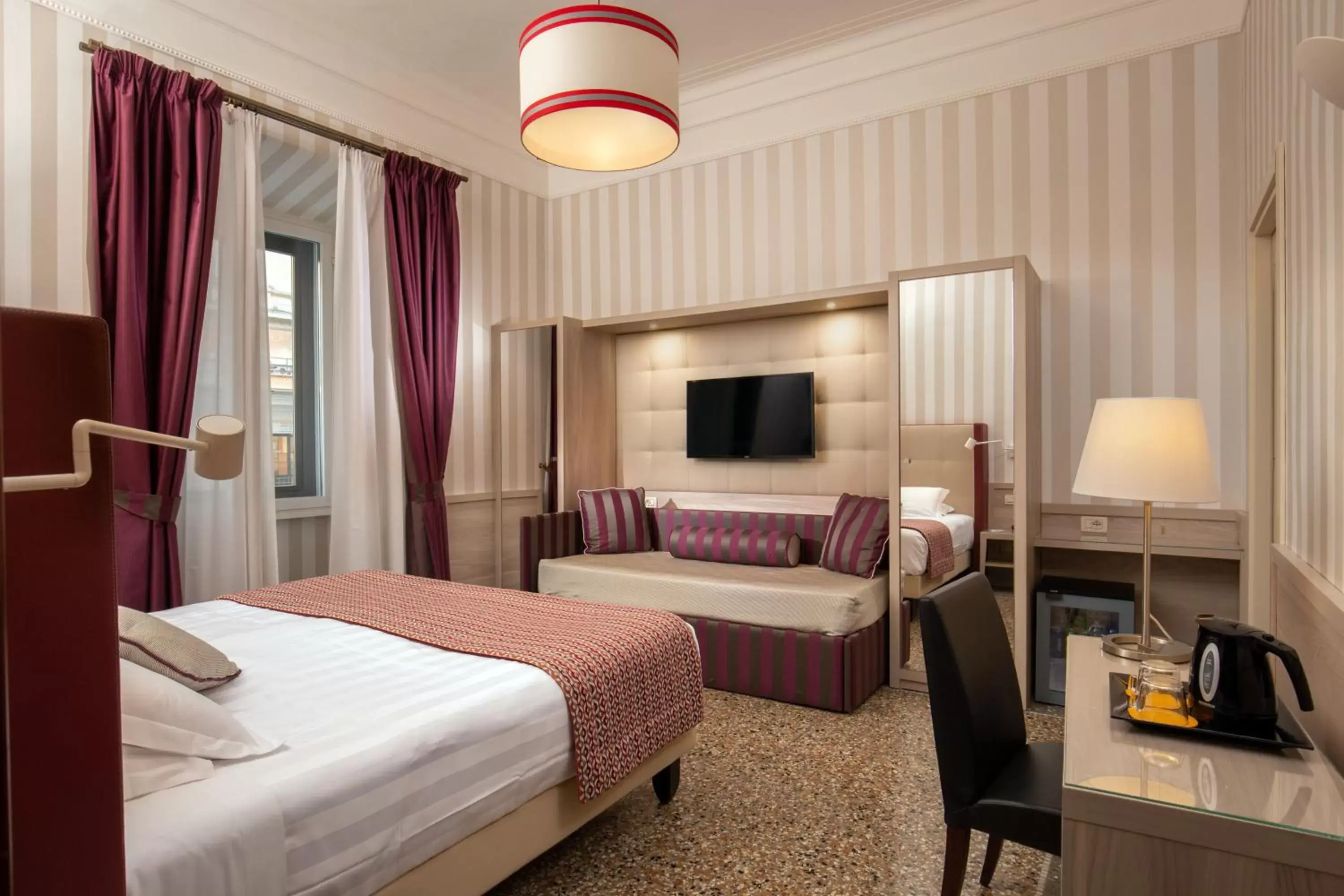 TV and multimedia, Bed in Hotel Nord Nuova Roma