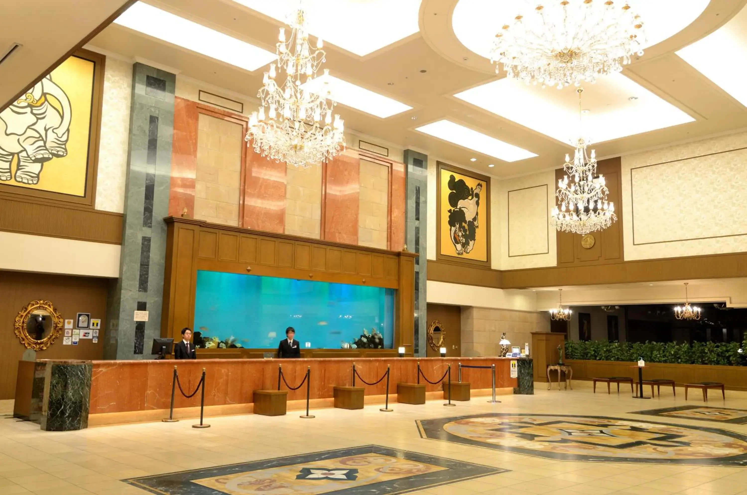 Lobby or reception in Jozankei Manseikaku Hotel Milione