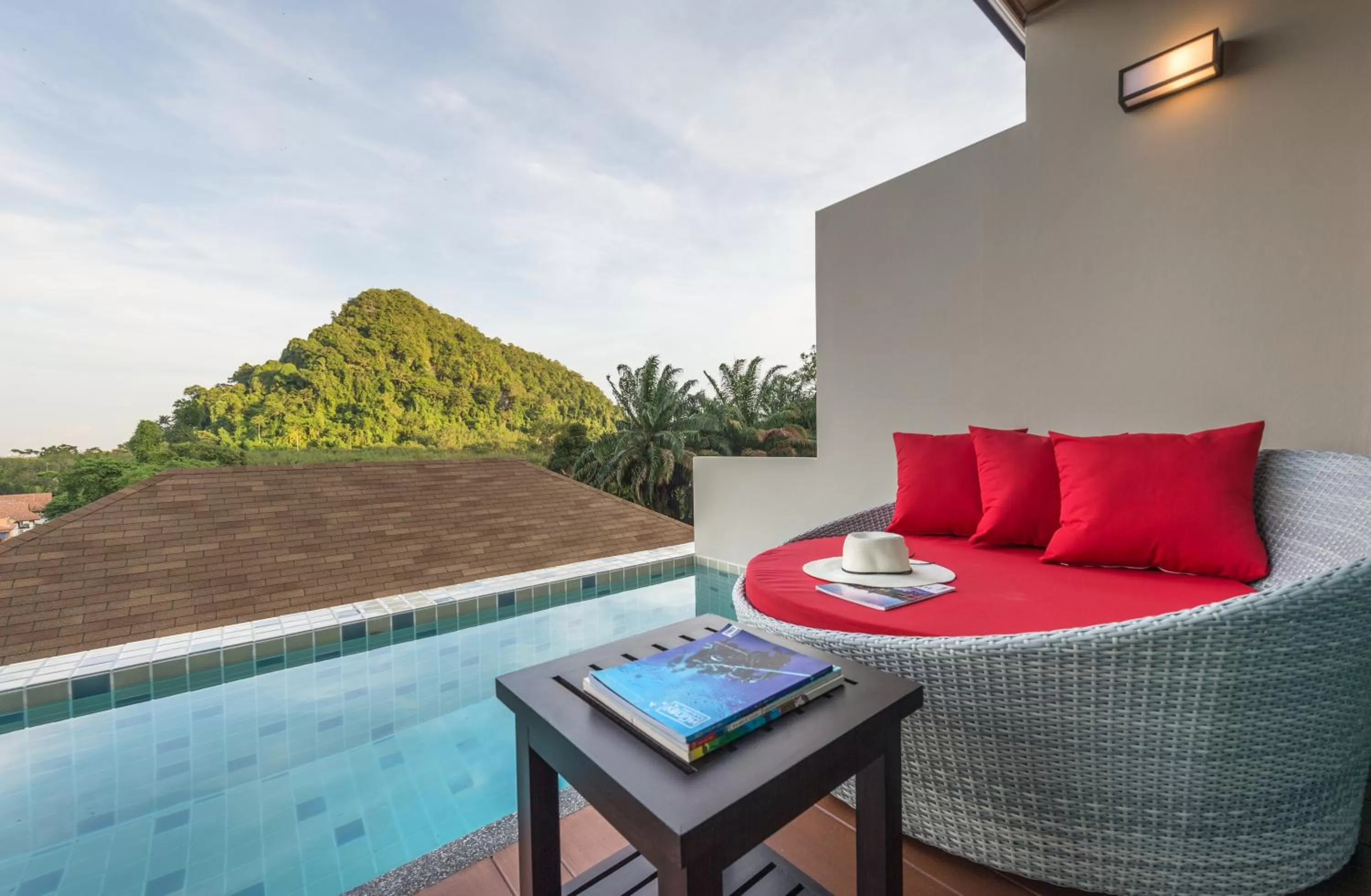 Living room in Cher​mantra​ Aonang​ Resort & Pool​ Suite