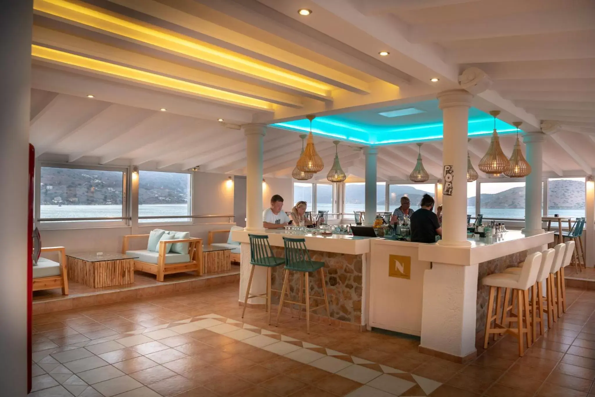 Communal lounge/ TV room, Restaurant/Places to Eat in Elounda Akti Olous (Adults Only)