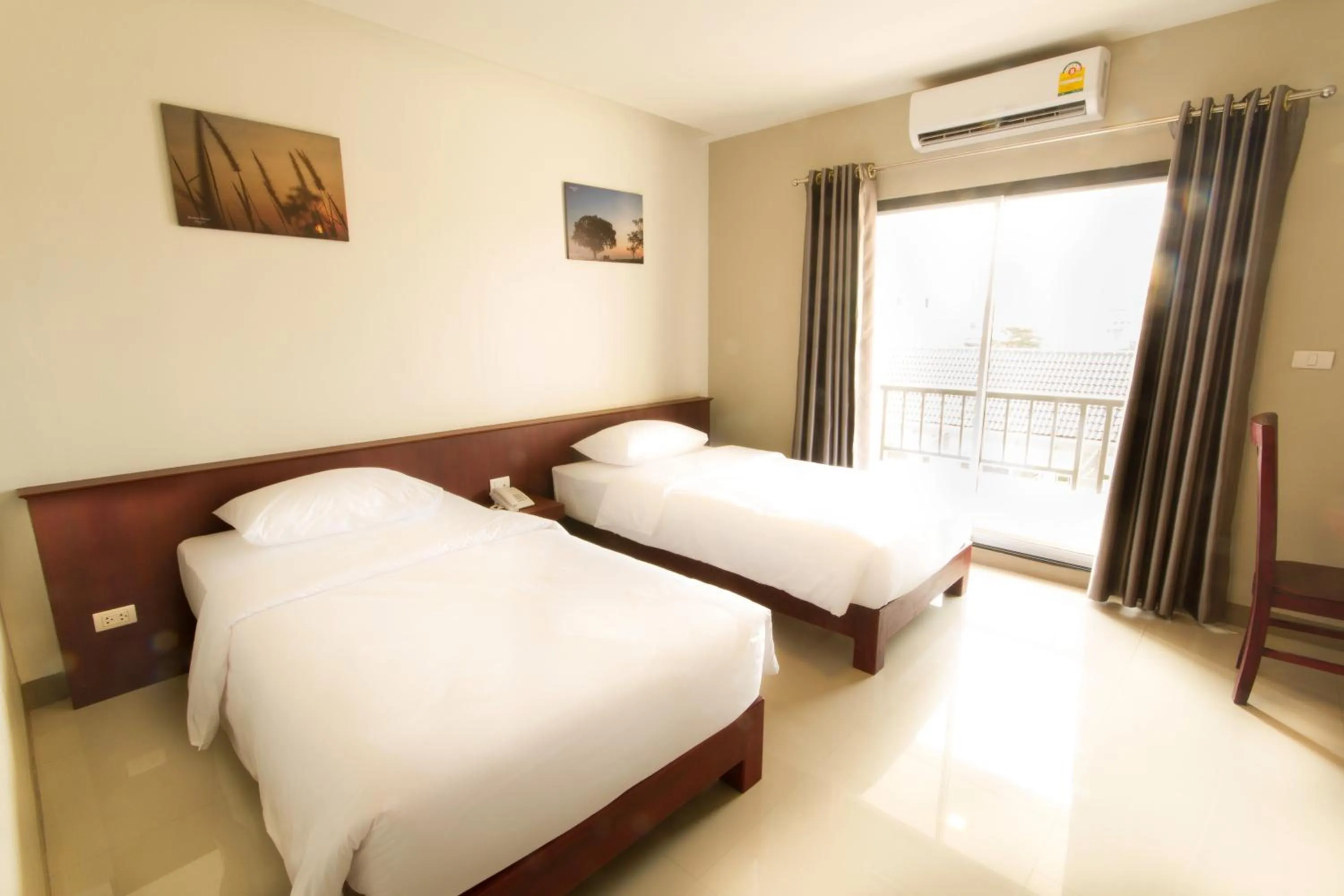 Bed in Bestiny Hotel & Restaurant Phetchabun