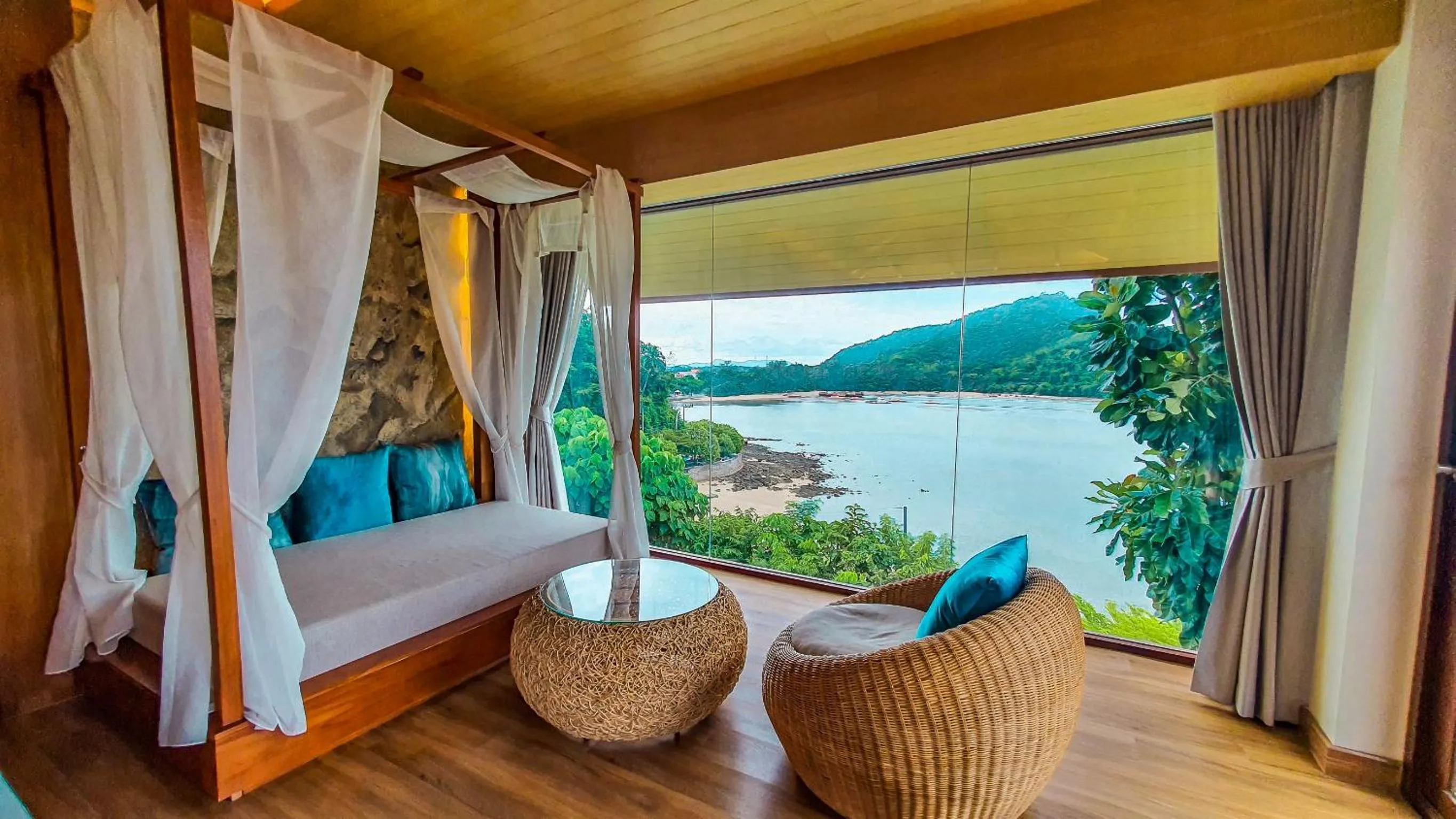 Seating area in SINAE Phuket Luxury Hotel