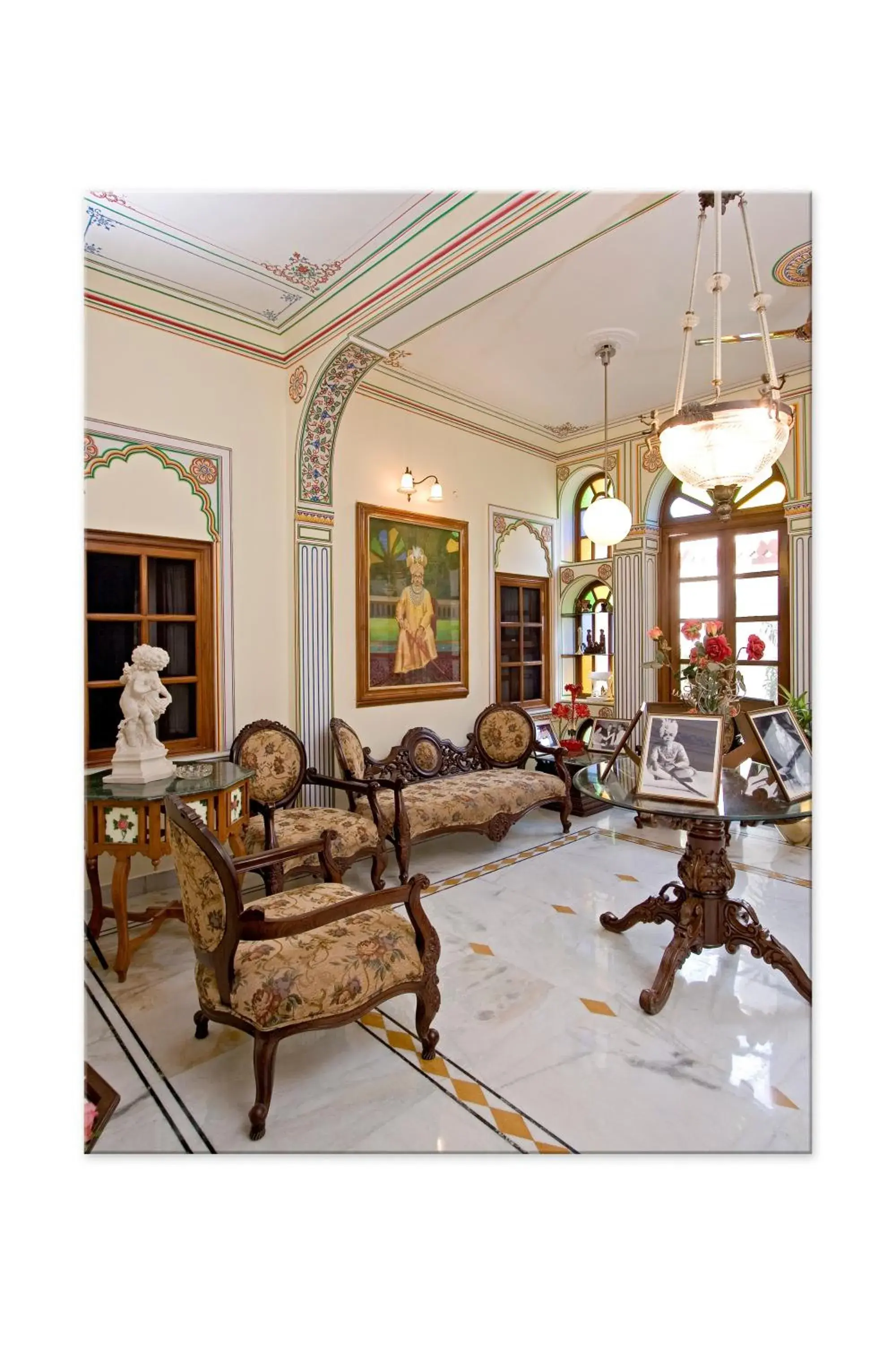 Lobby or reception in Madhuban - A Heritage Home Lobby or reception in Madhuban - A Heritage Home