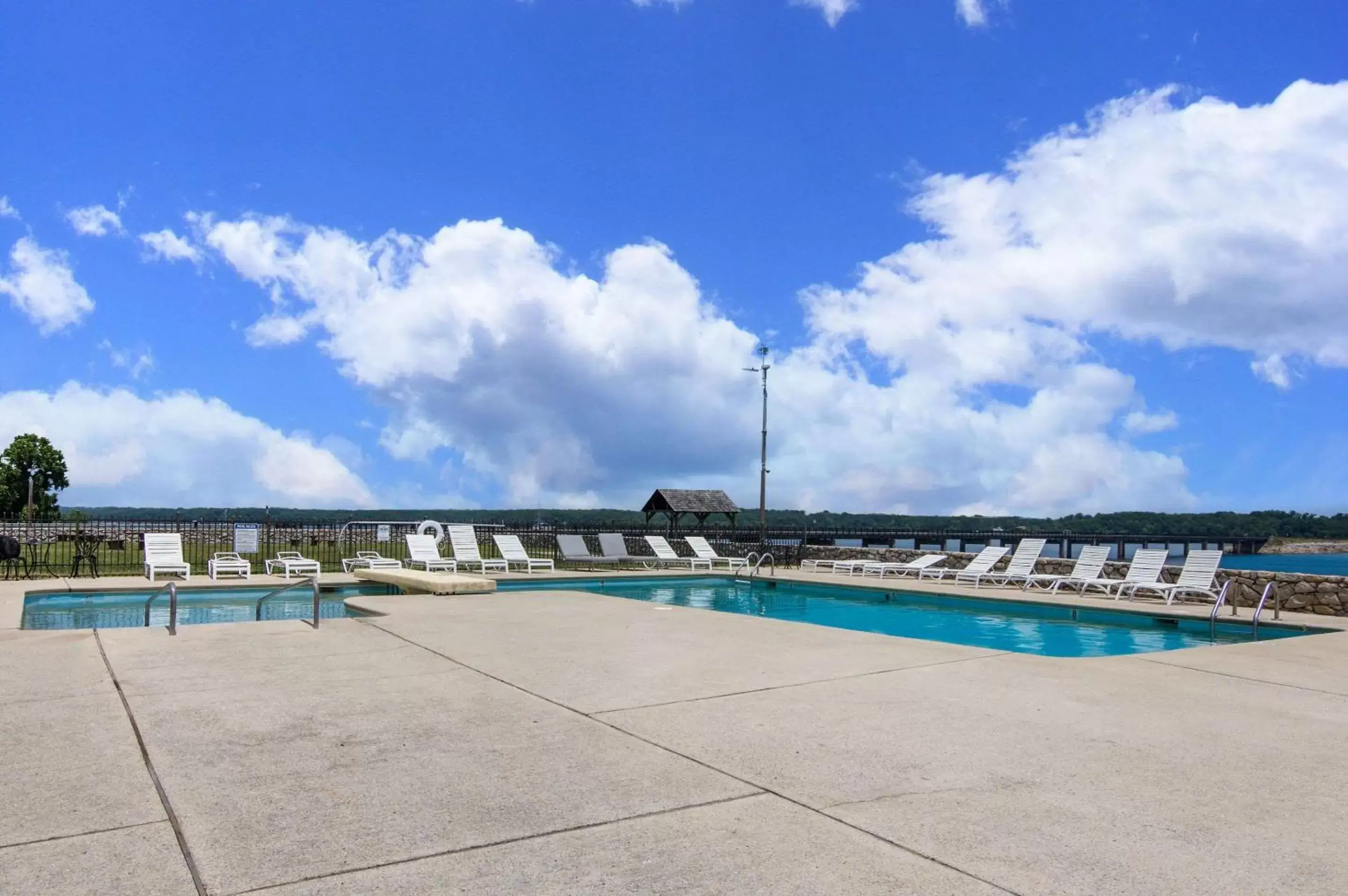 Pool view in Quality Inn - On The Lake Clarksville-Boydton