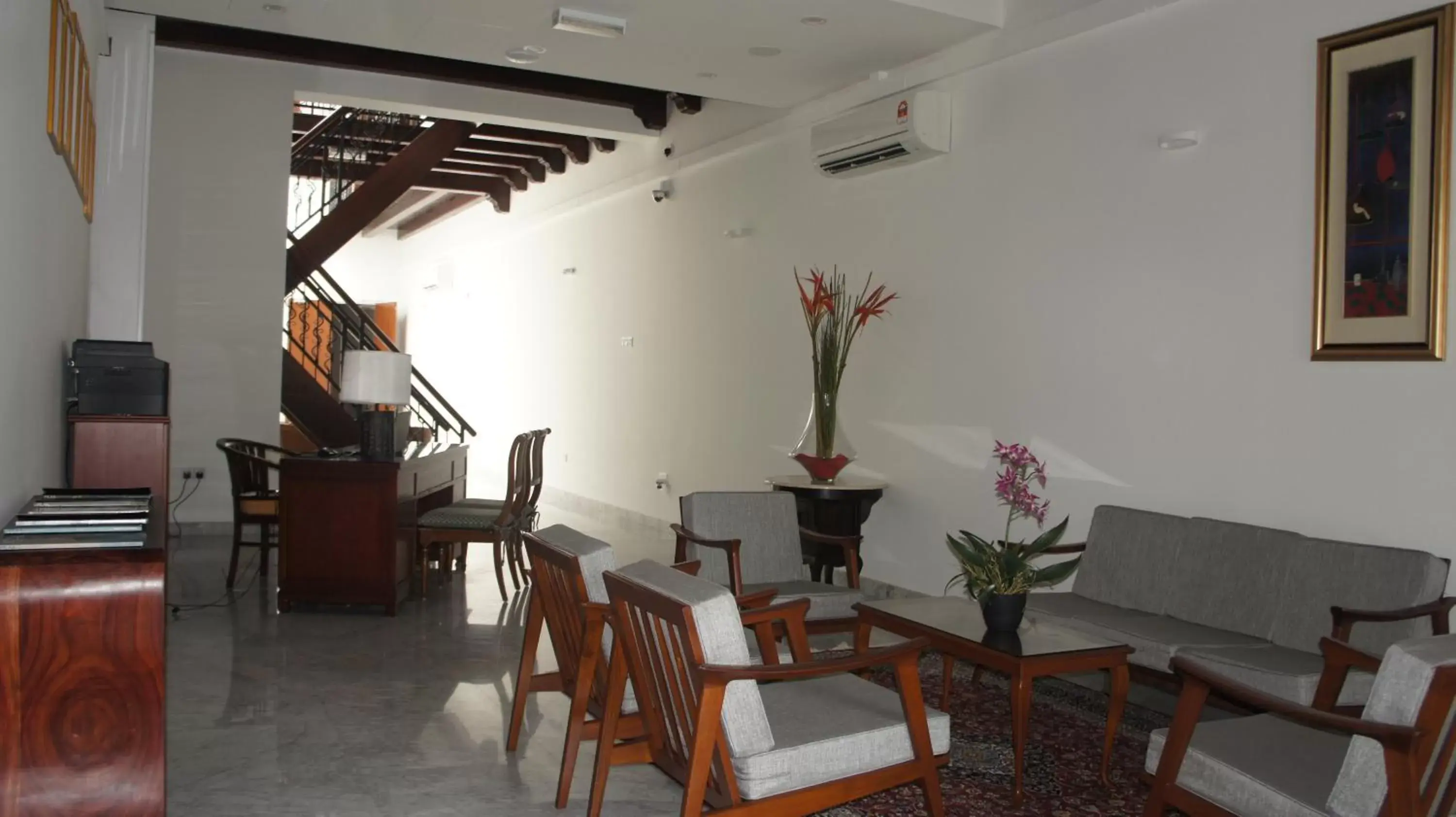 Decorative detail, Dining Area in Heeren Straits Hotel