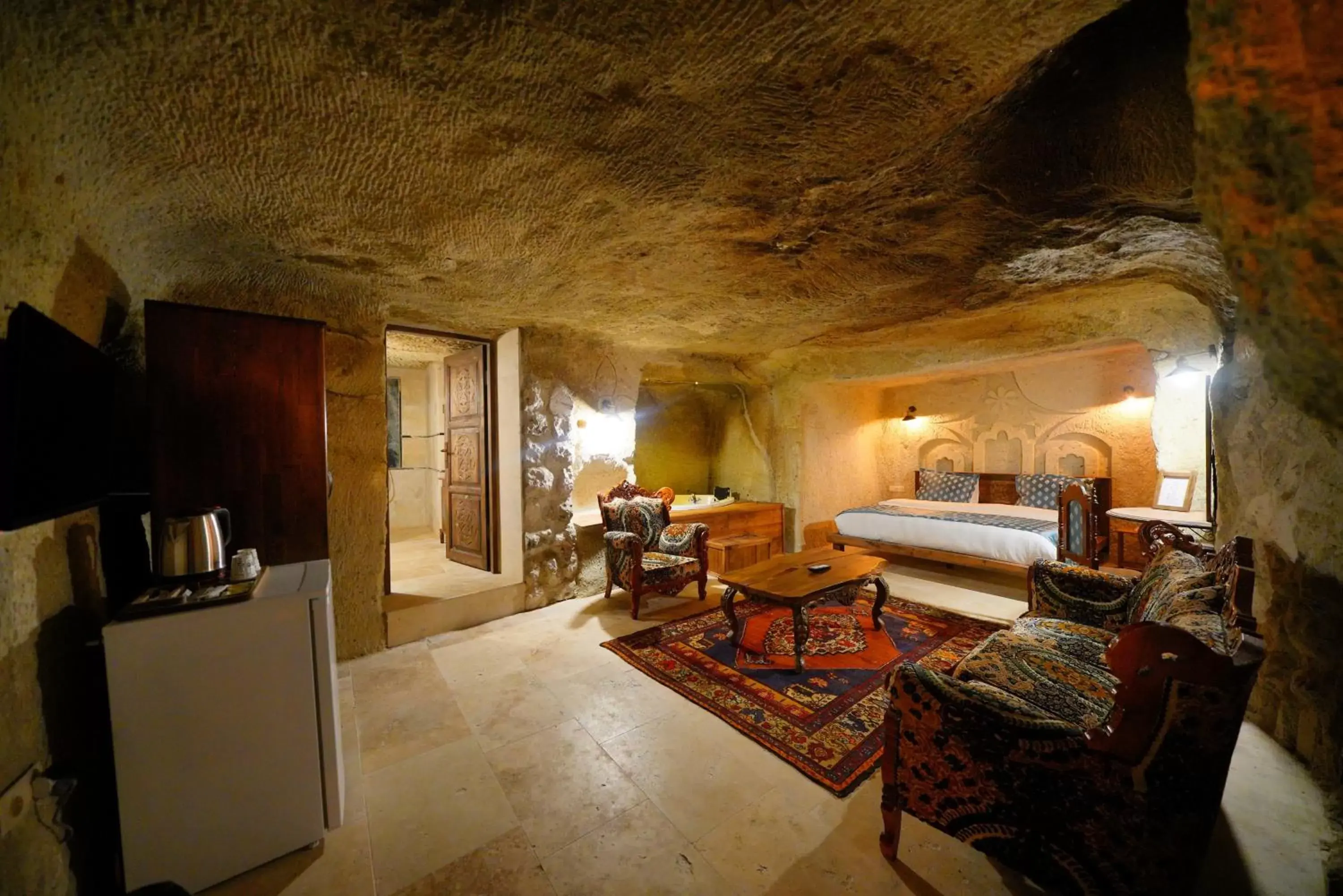 Photo of the whole room in Cappadocia Nar Cave House & Hot Swimming Pool