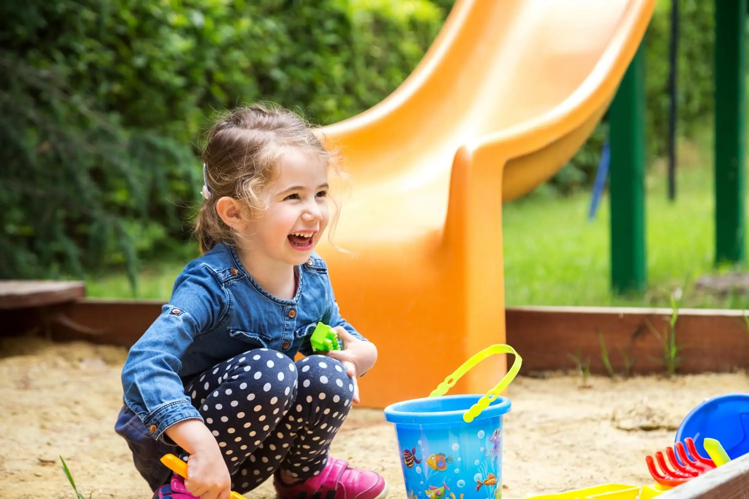 Children play ground, Children in Ljuljak Hotel