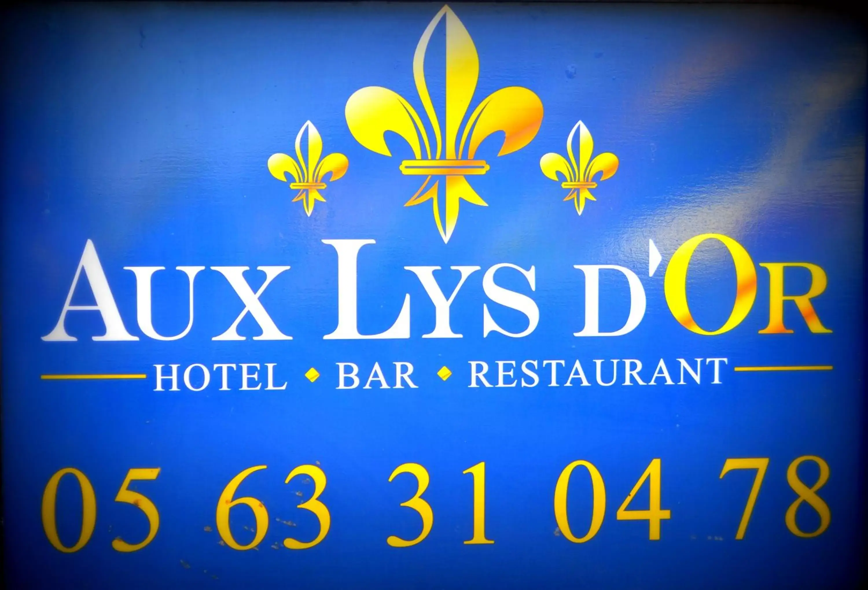 Property Logo/Sign in Aux Lys d'Or