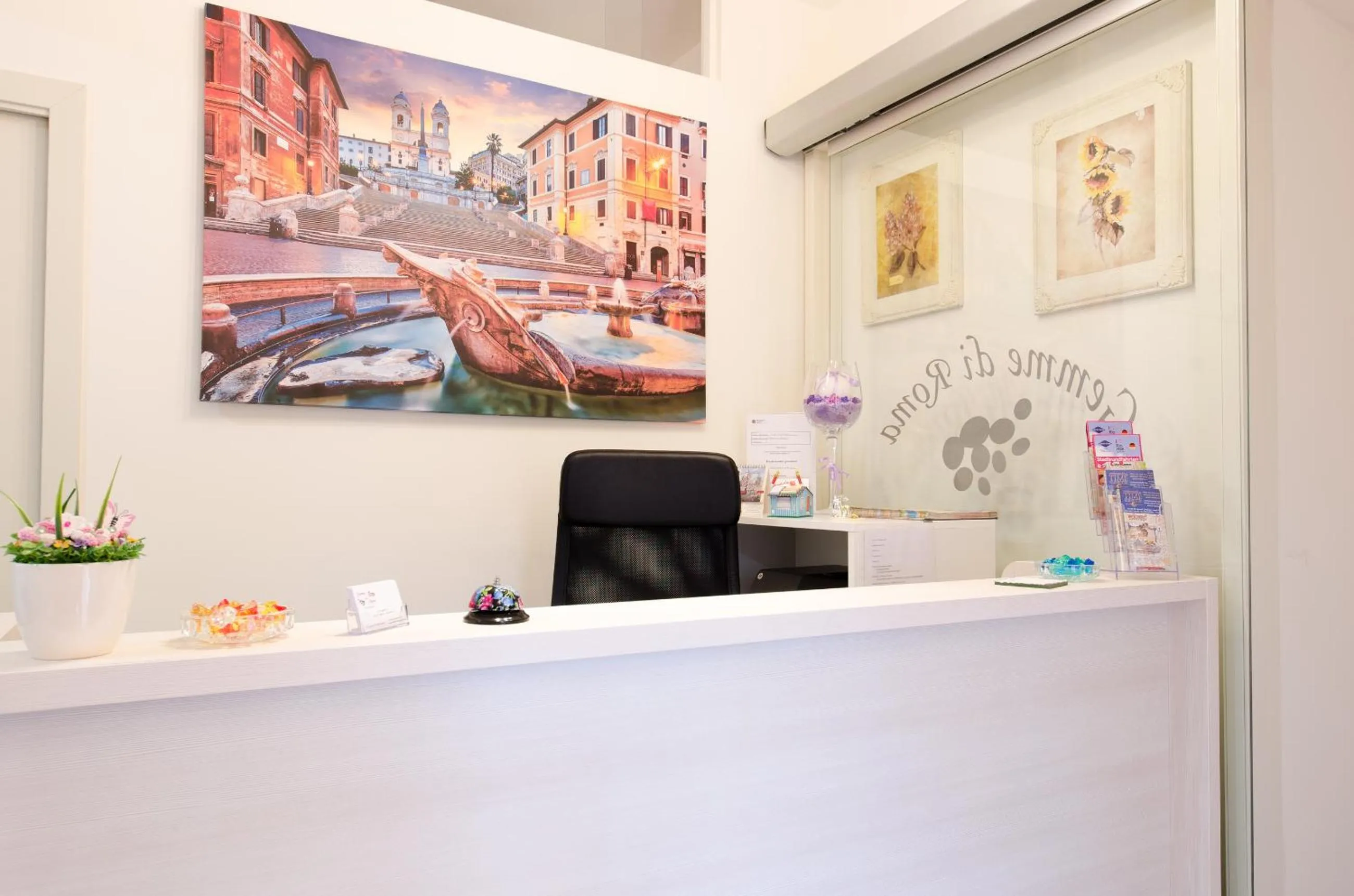 Lobby or reception in Gemme Di Roma Accomodation