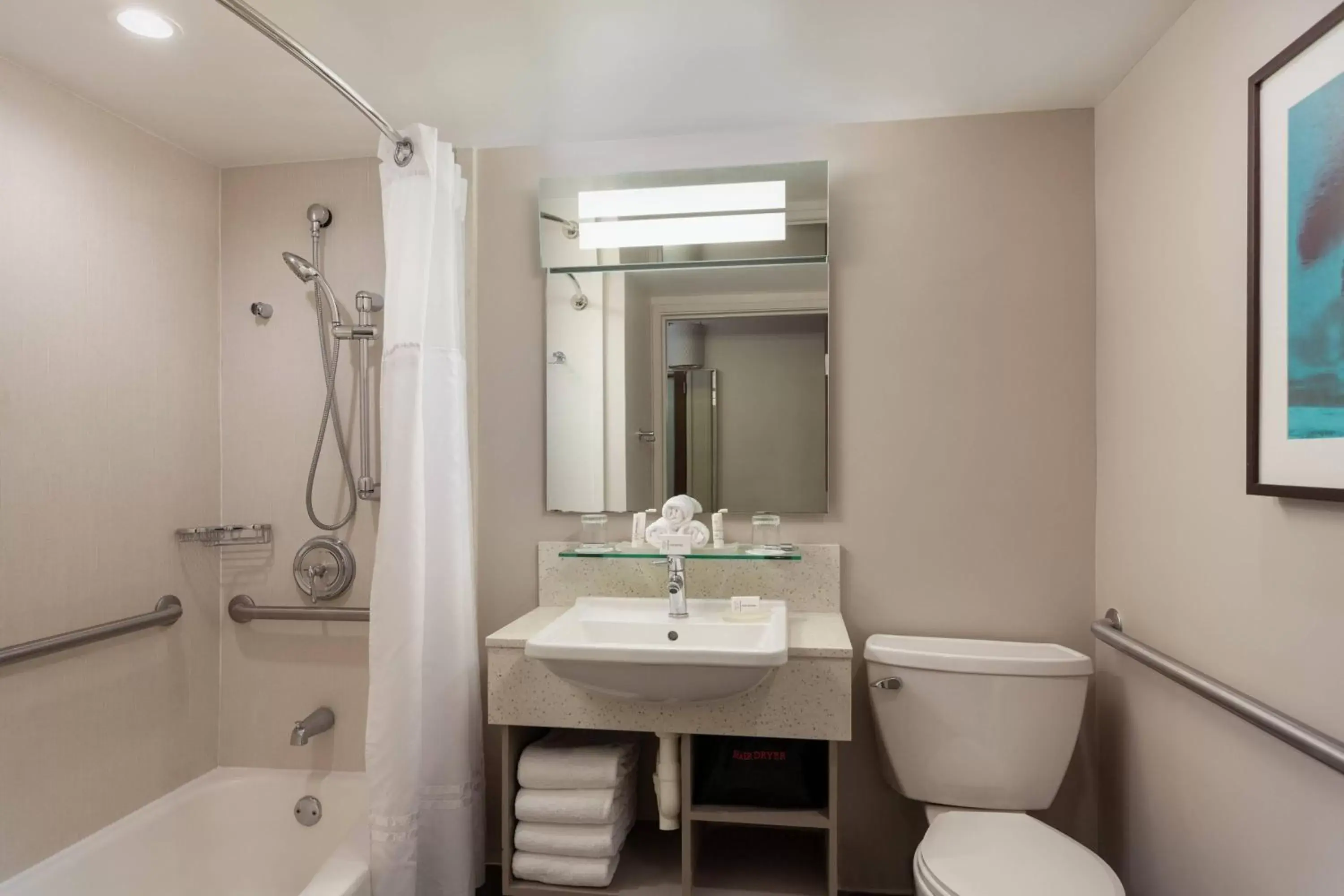 Bathroom in Courtyard by Marriott Isla Verde Beach Resort