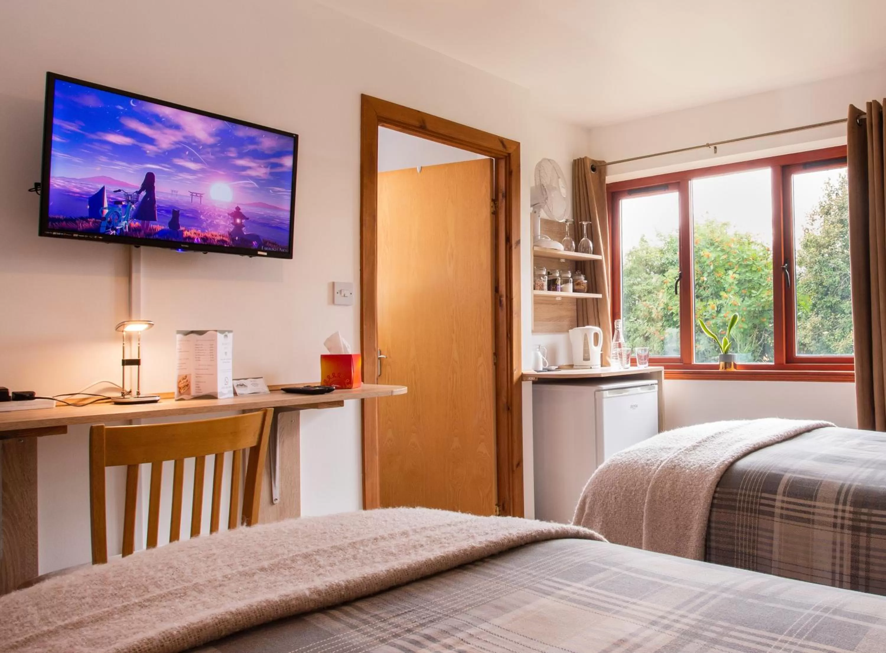 Bed in Beechwood Lodge