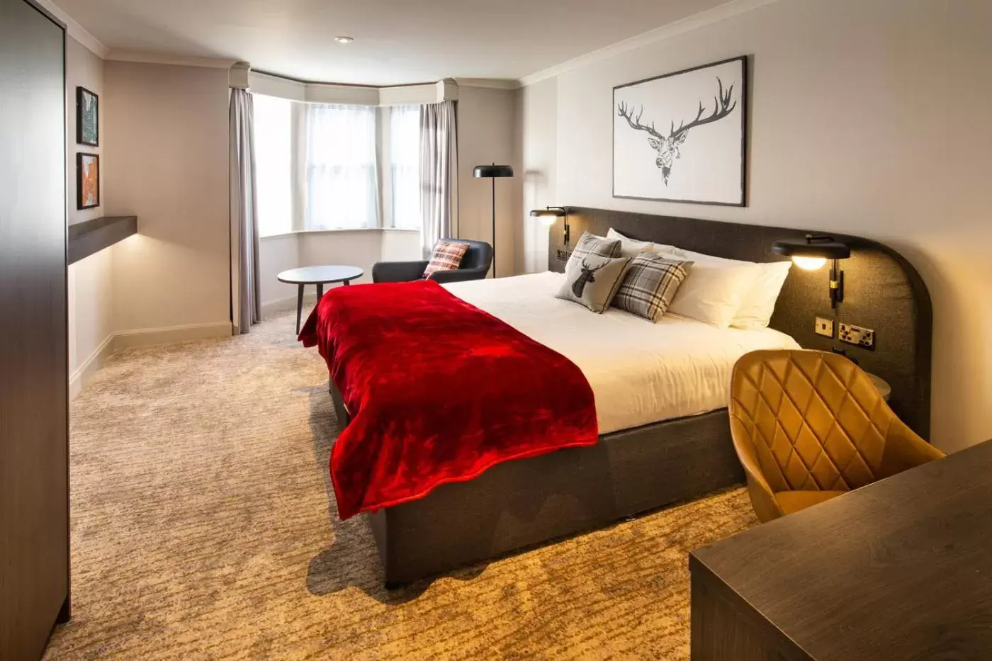 Bedroom, Bed in The Bruntsfield Hotel