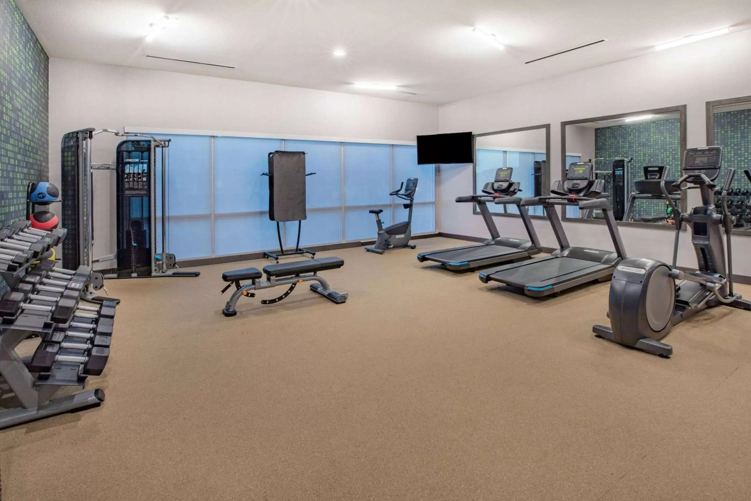 Fitness centre/facilities, Fitness Center/Facilities in La Quinta Inn & Suites by Wyndham Galveston North at I-45