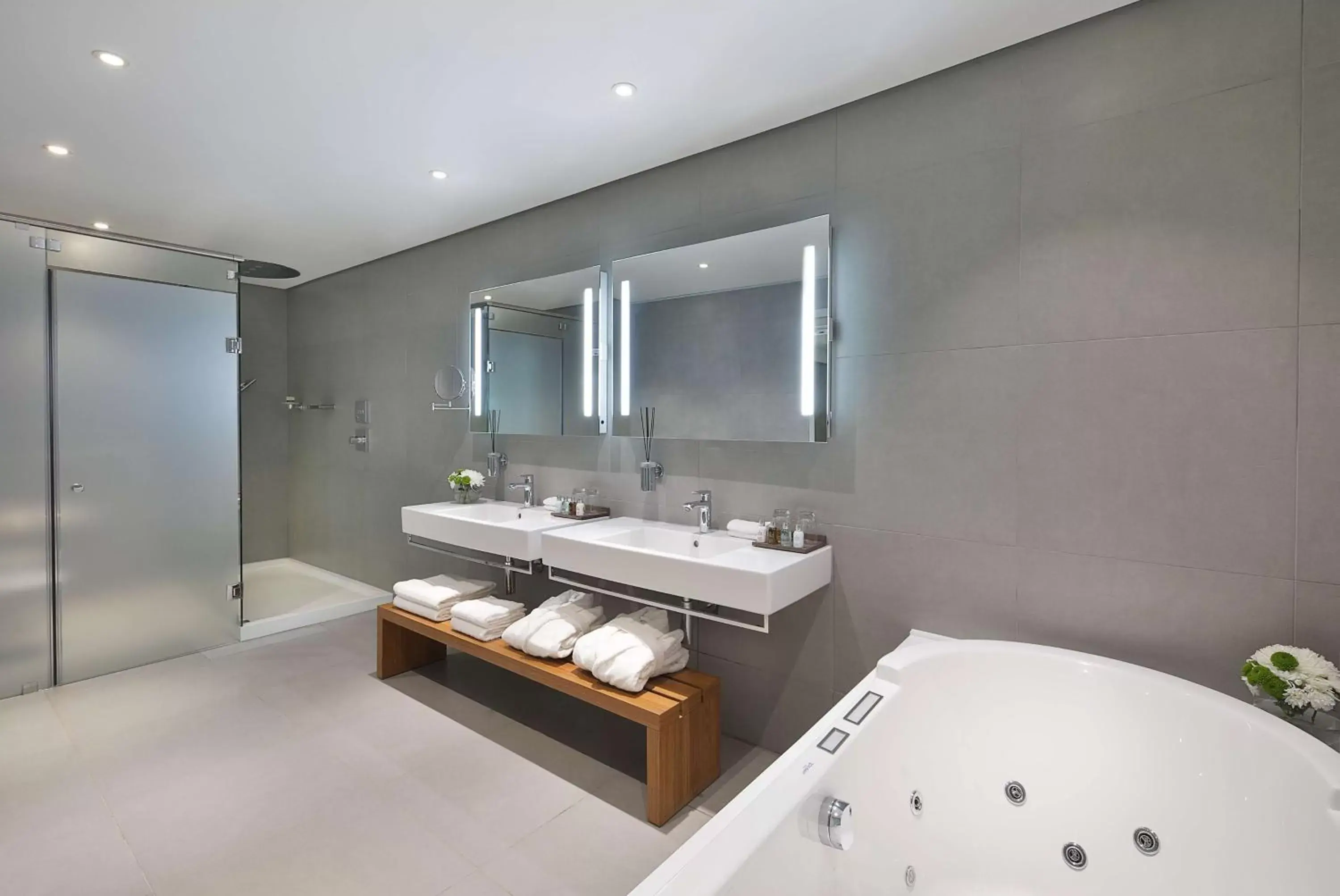 Bathroom in Legend Hotel Lagos Airport, Curio Collection By Hilton