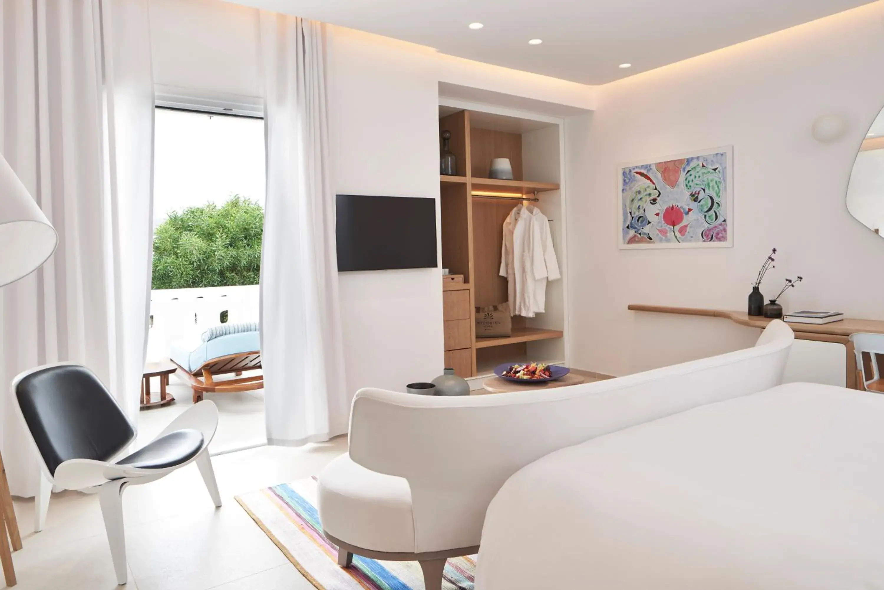 Bed in Myconian Kyma - Design Hotels