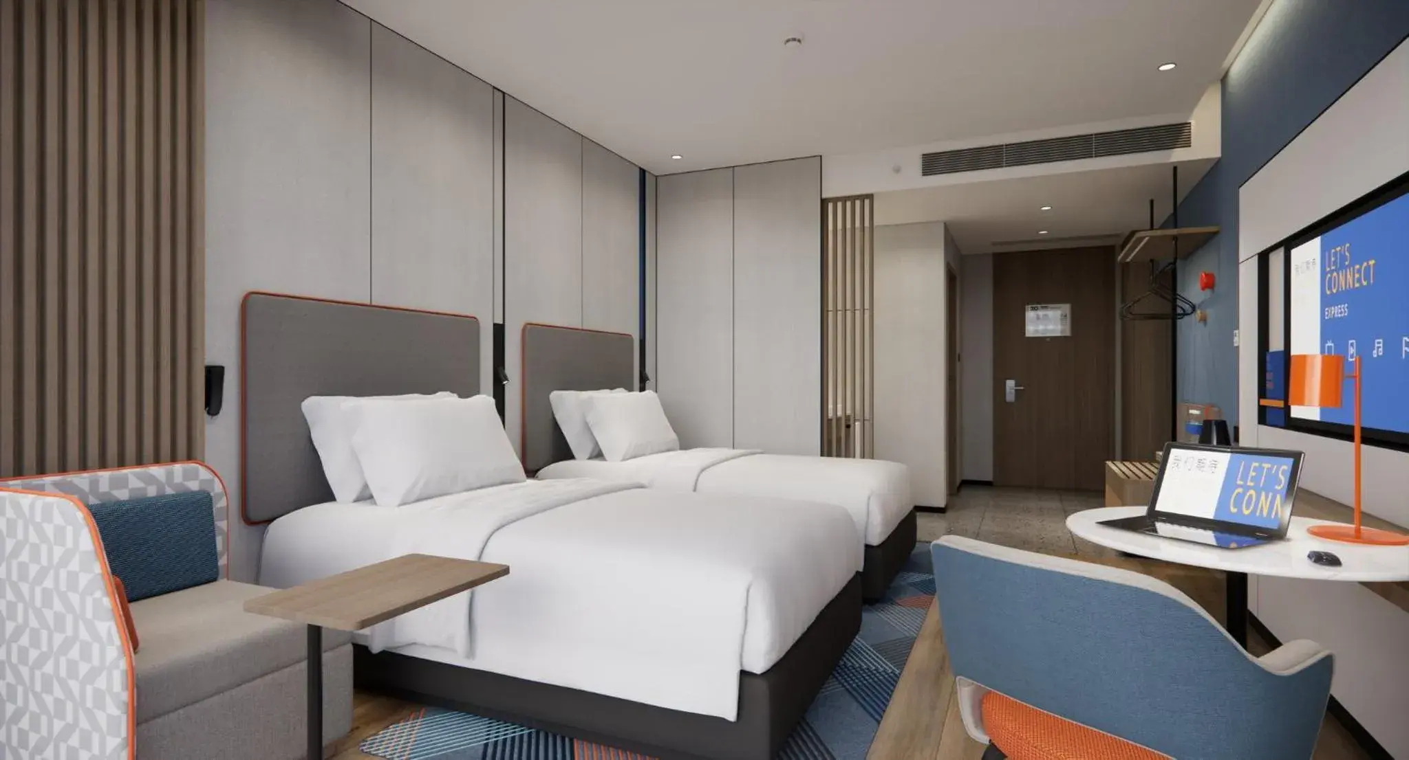 Photo of the whole room in Holiday Inn Express Jiangmen East Station, an IHG Hotel