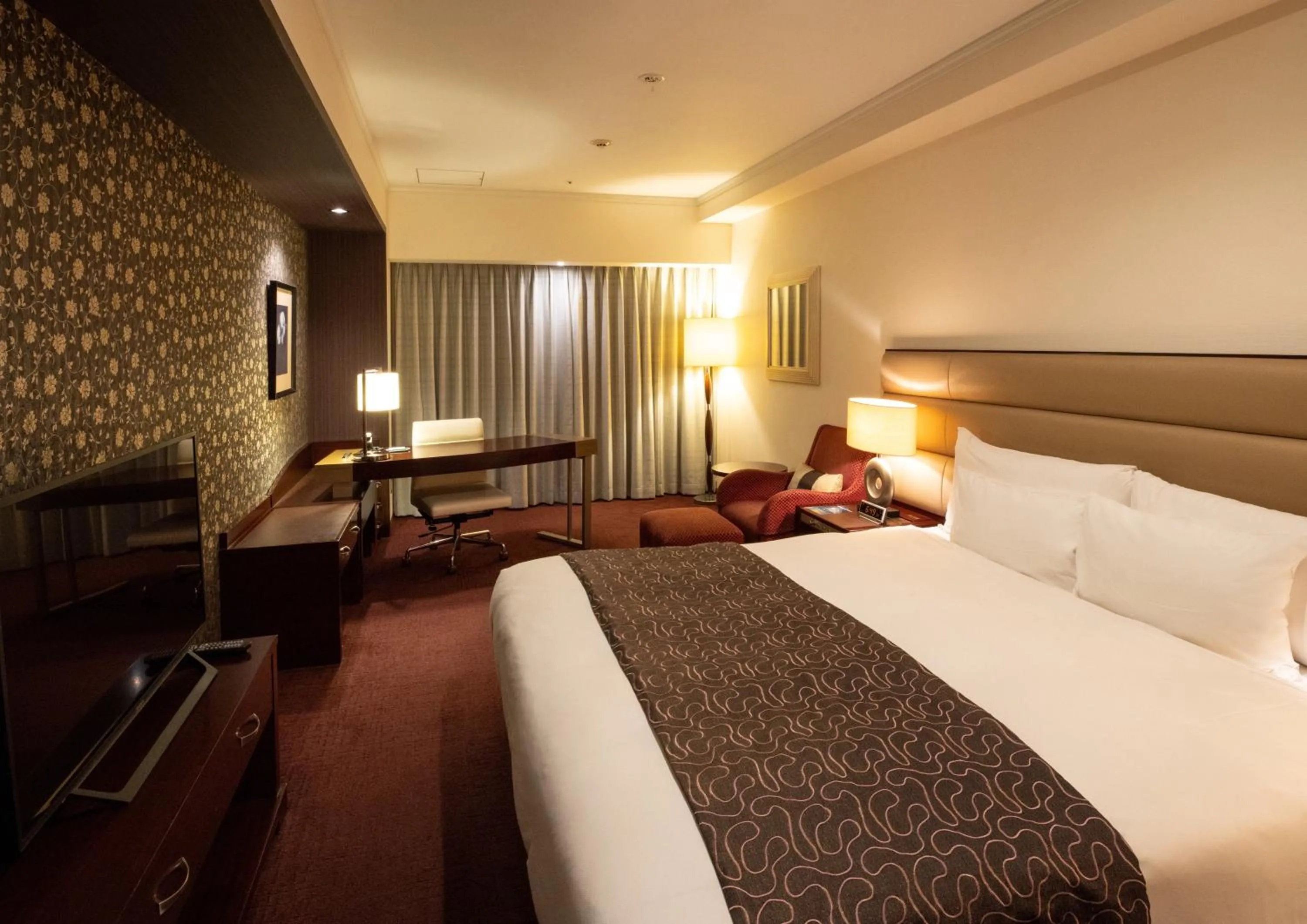 Bed in Ibis Styles Sapporo