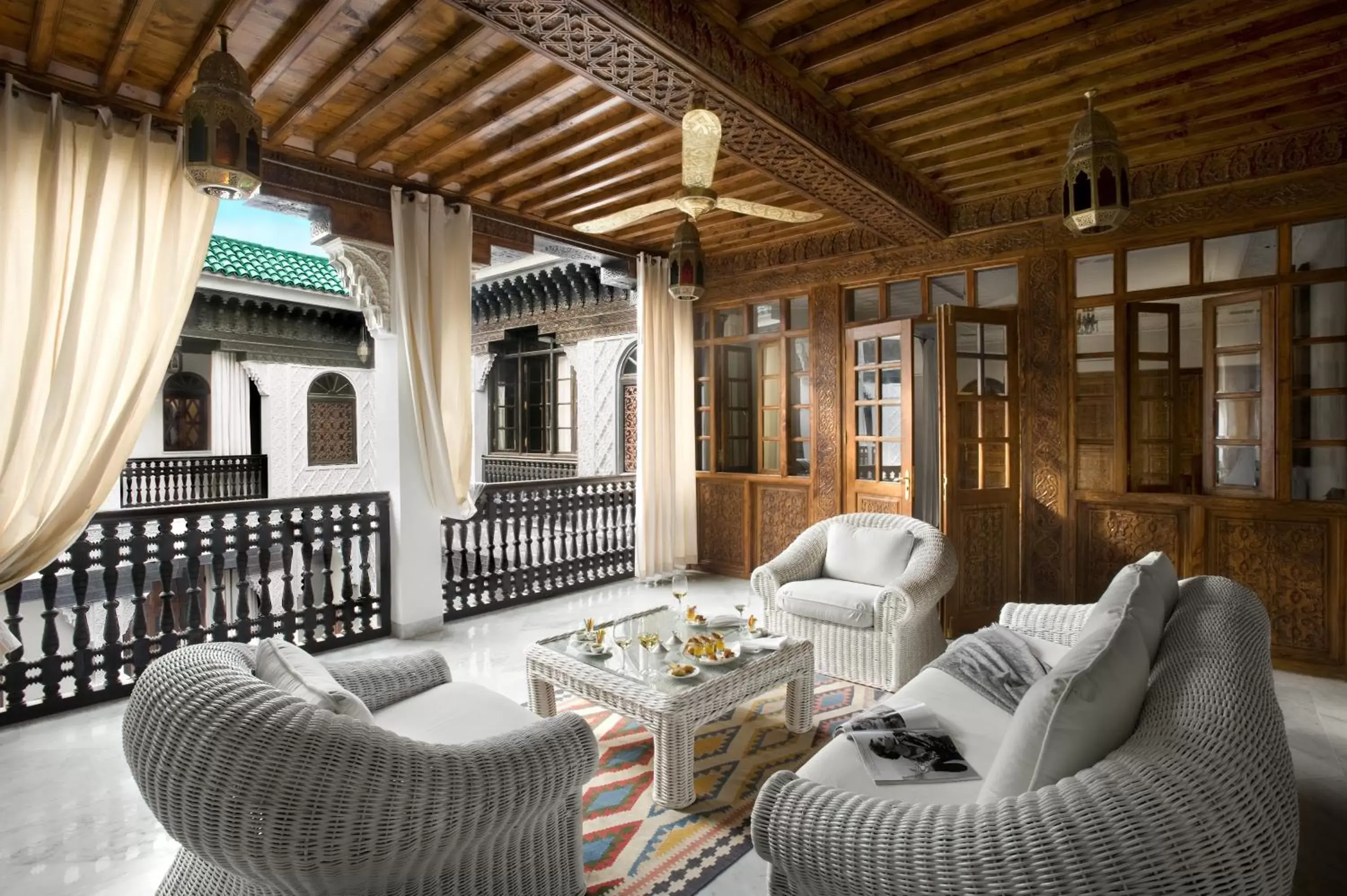 Balcony/Terrace, Seating Area in La Sultana Marrakech