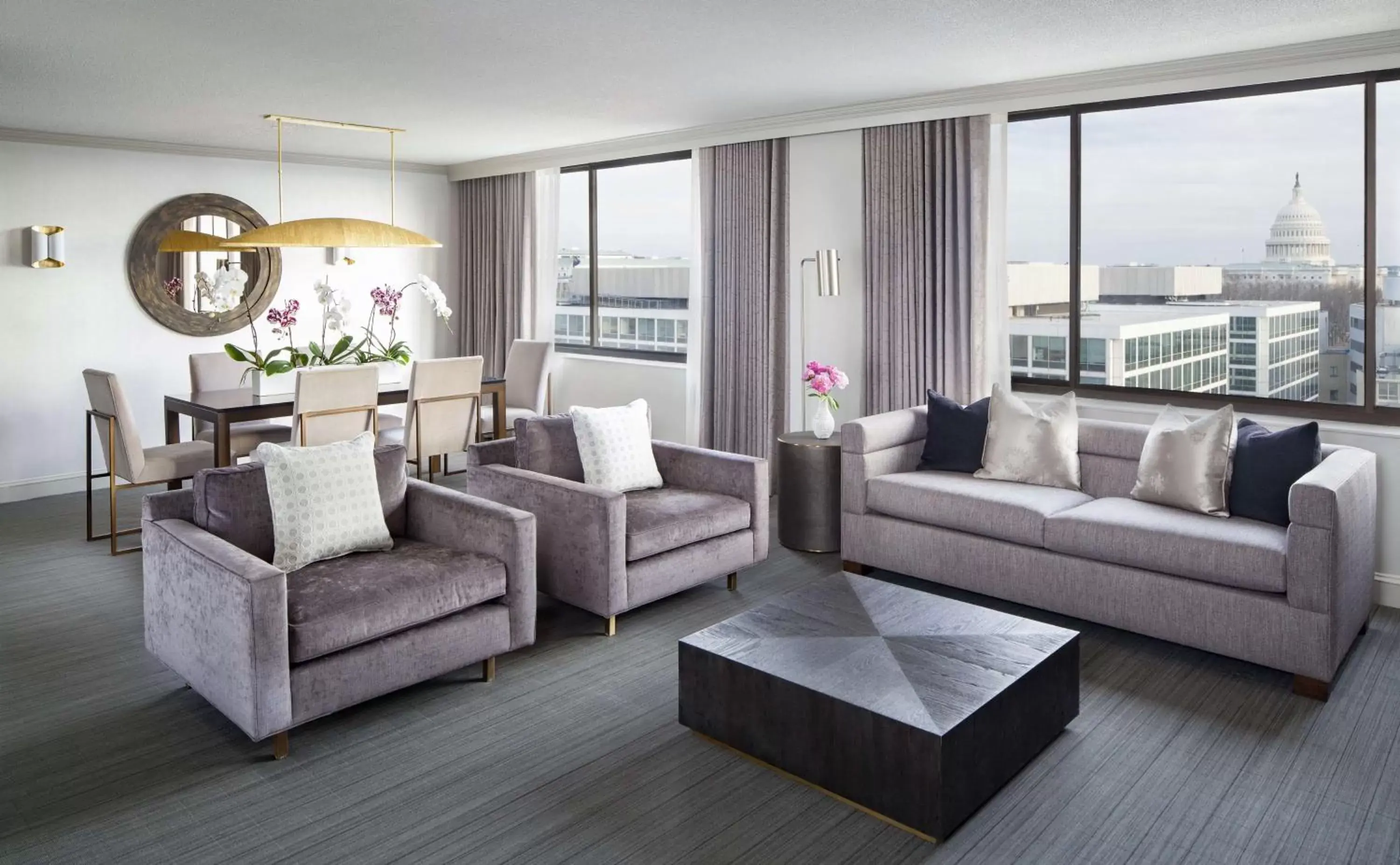 Living room in Hilton Washington DC Capitol Hill Living room in Hilton Washington DC Capitol Hill