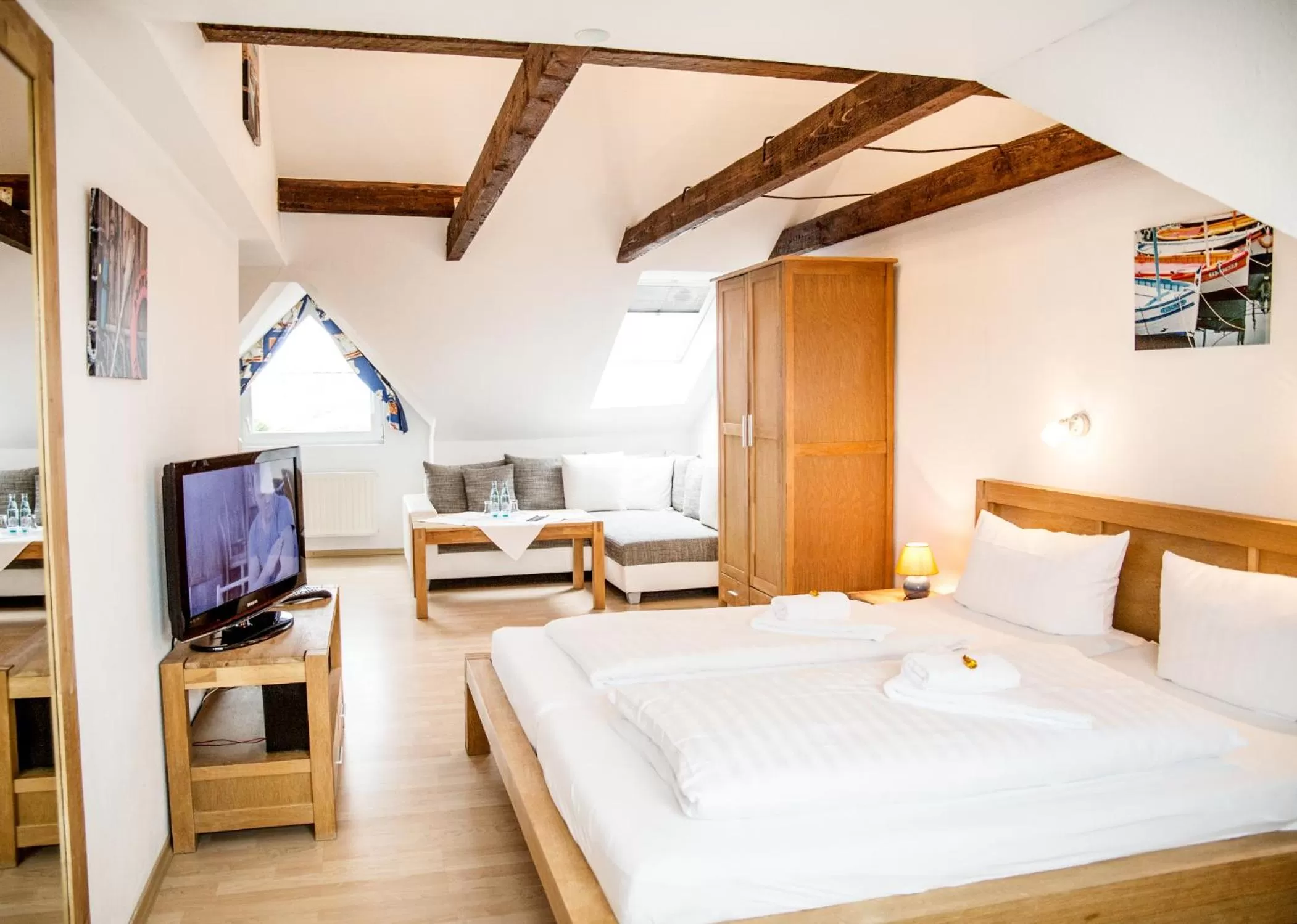 Bed in Hotel Tum Stüürmann