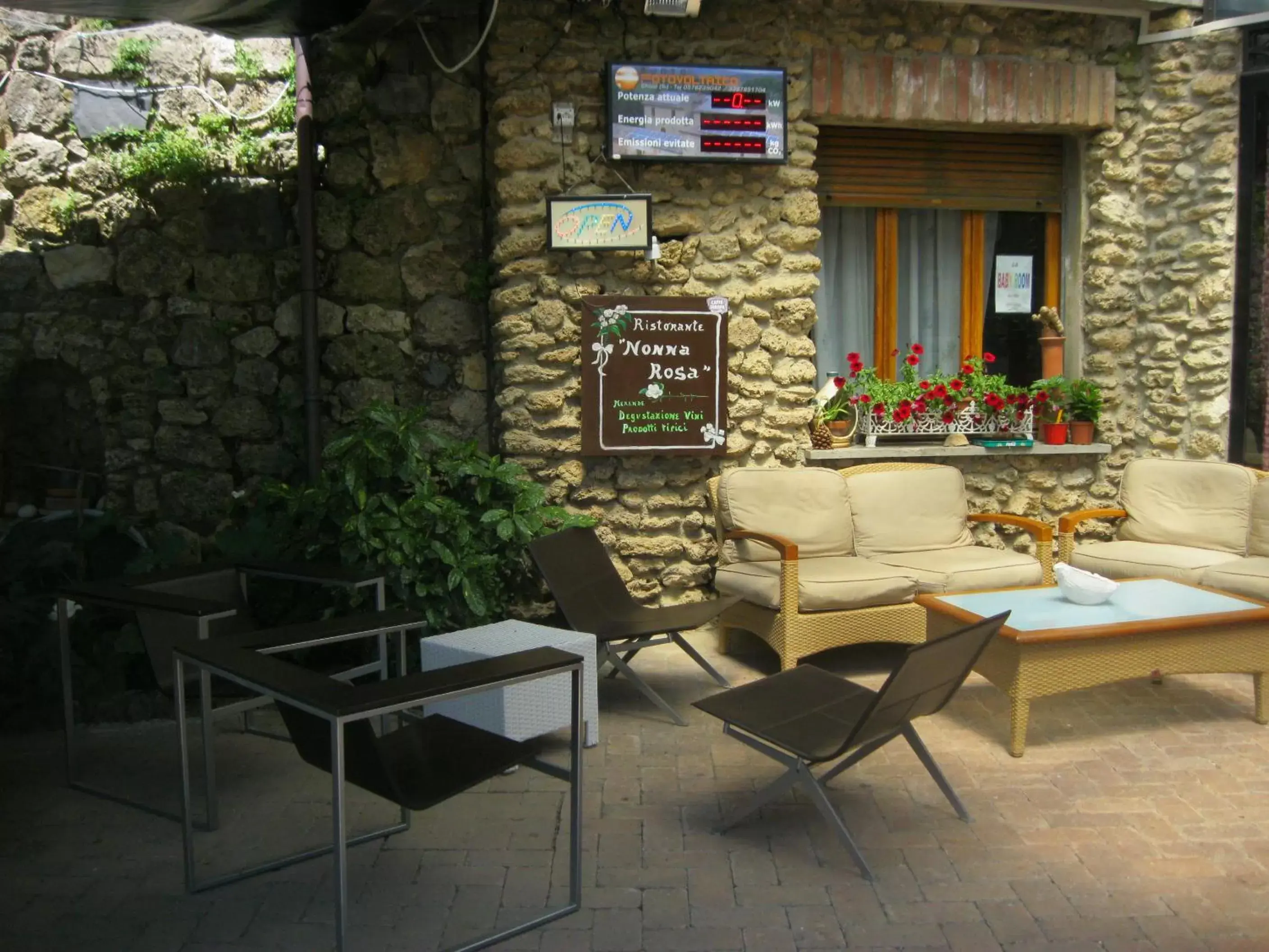 Garden in Hotel Rosati