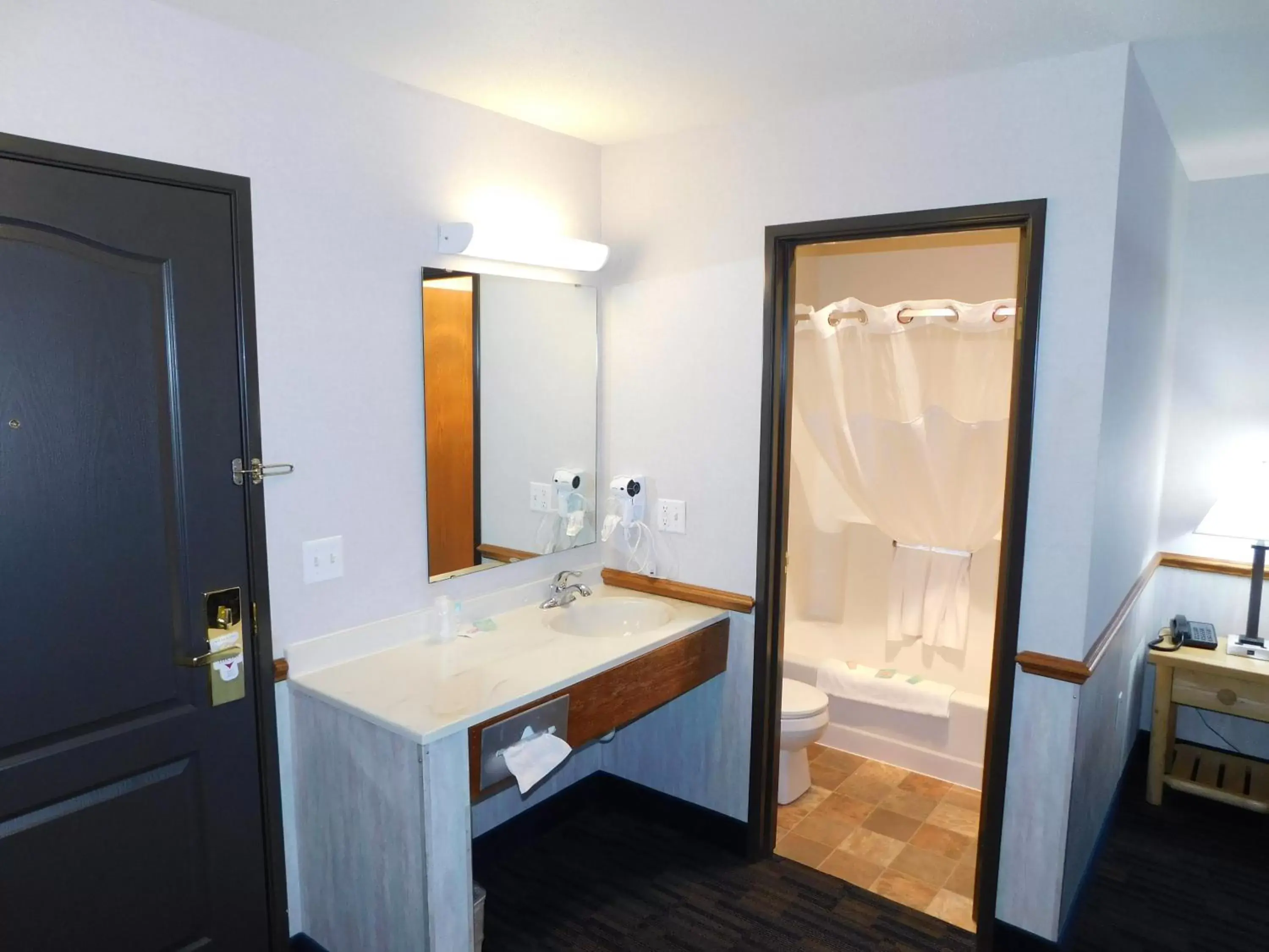 Bathroom in Northwoods Best Inn - Chetek