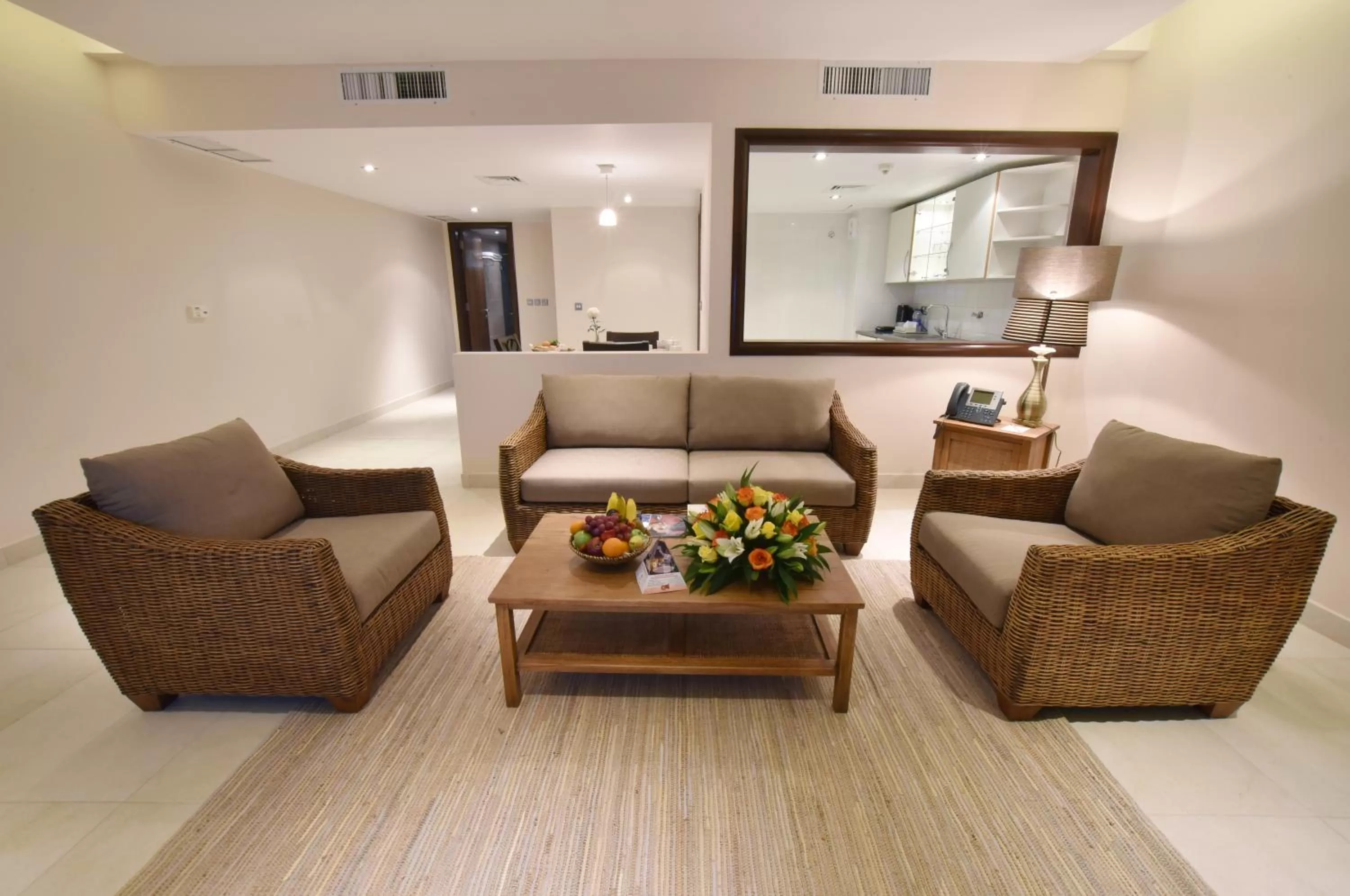 Living room in The Palms Beach Hotel & Spa