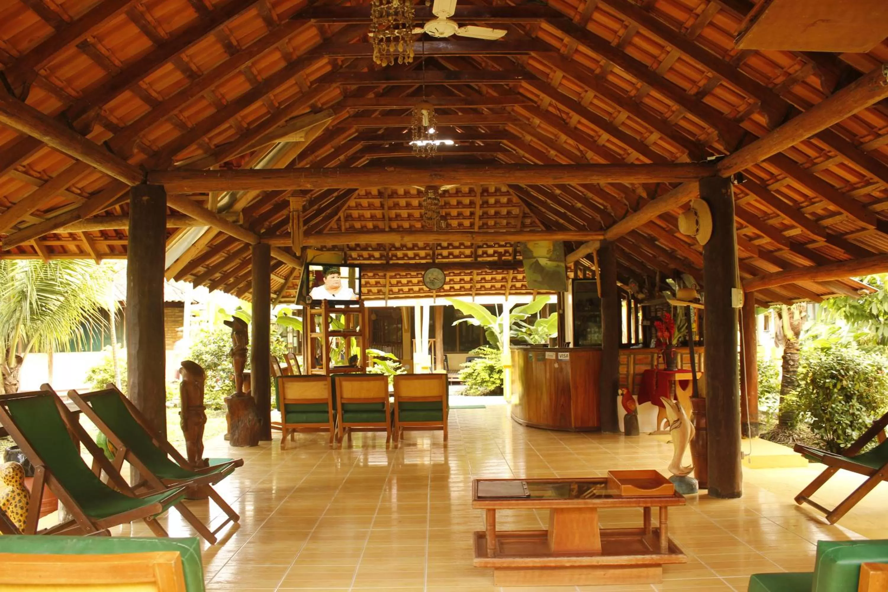 Patio in Cabañas Yakuruna