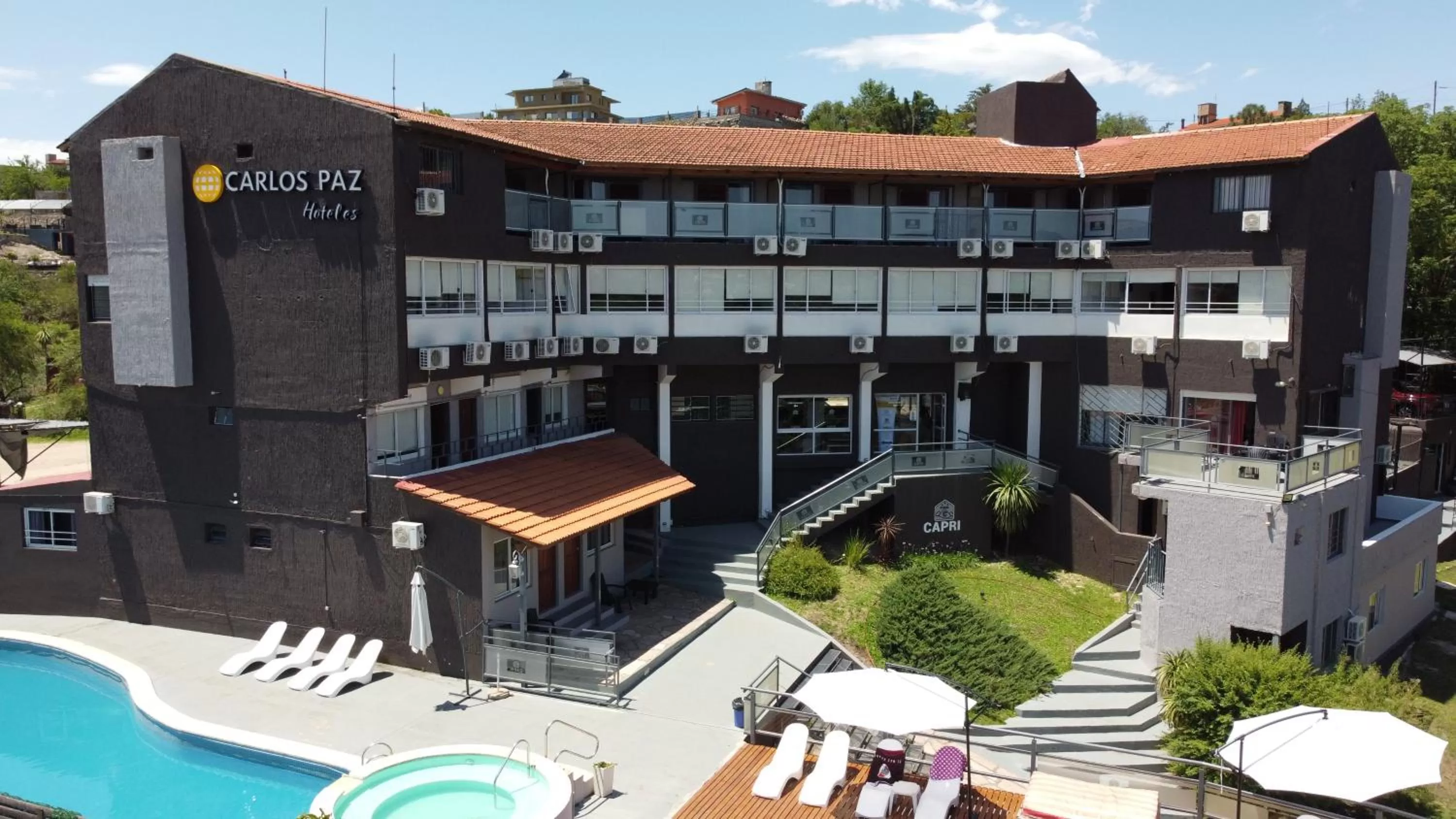 Property Building in Capri Hotel y Cabañas by CPH