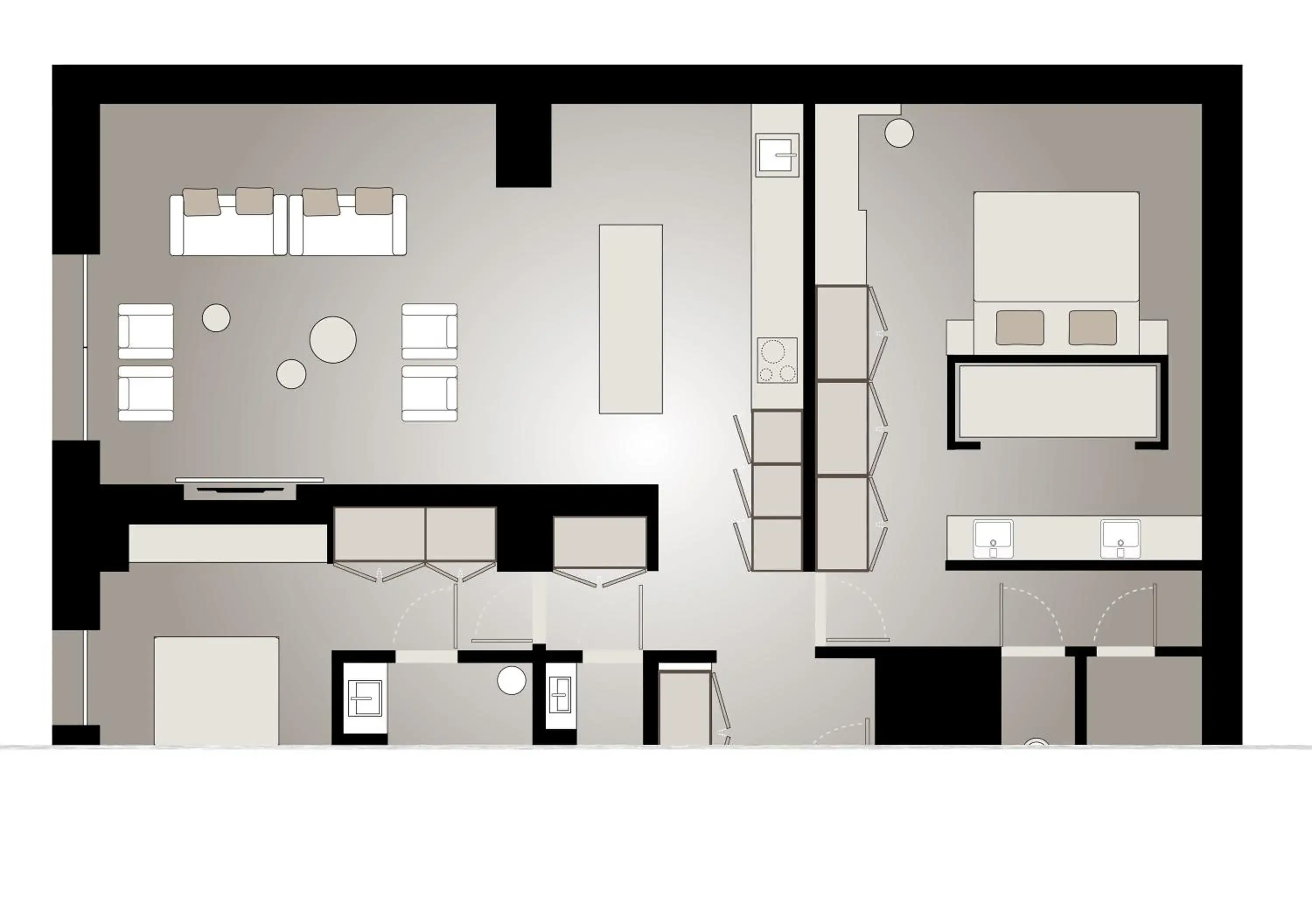 Floor Plan in The Temple House