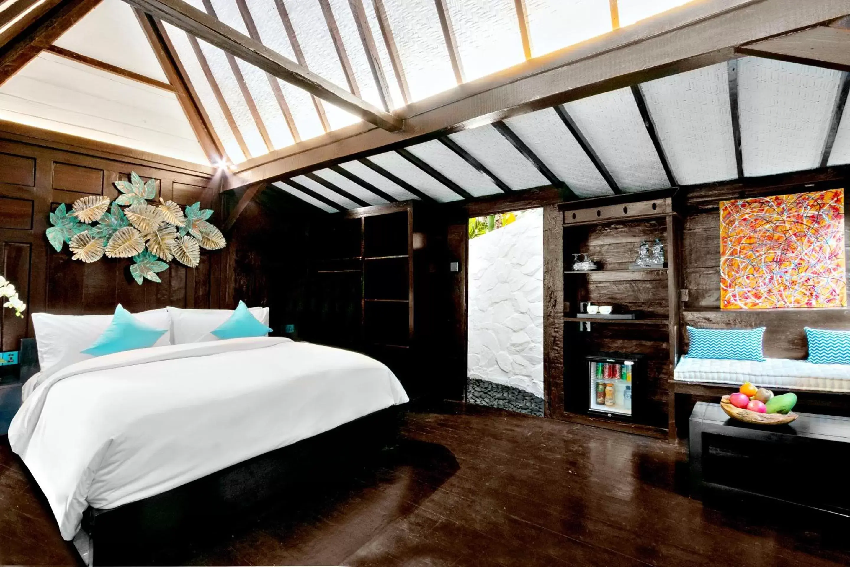 Seating area, Bed in Canvas Escape Resort Seating area, Bed in Canvas Escape Resort