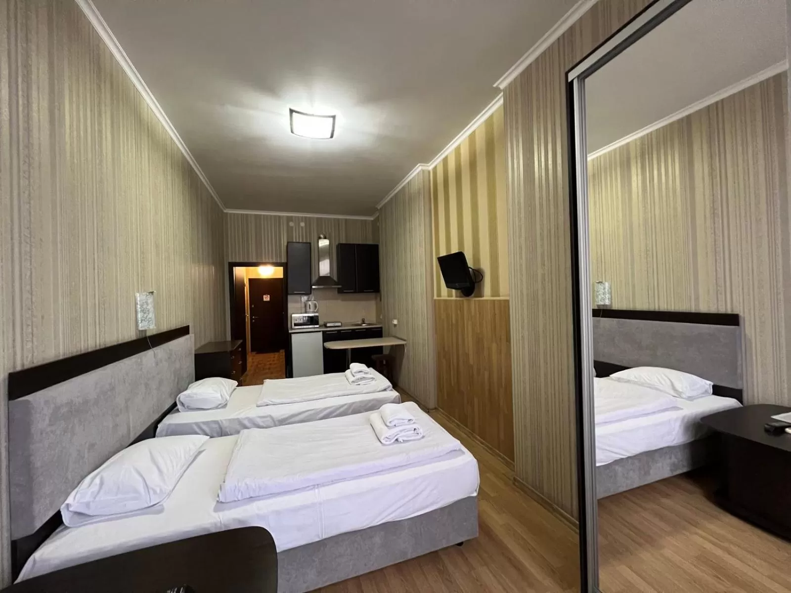 Bed in The apartments