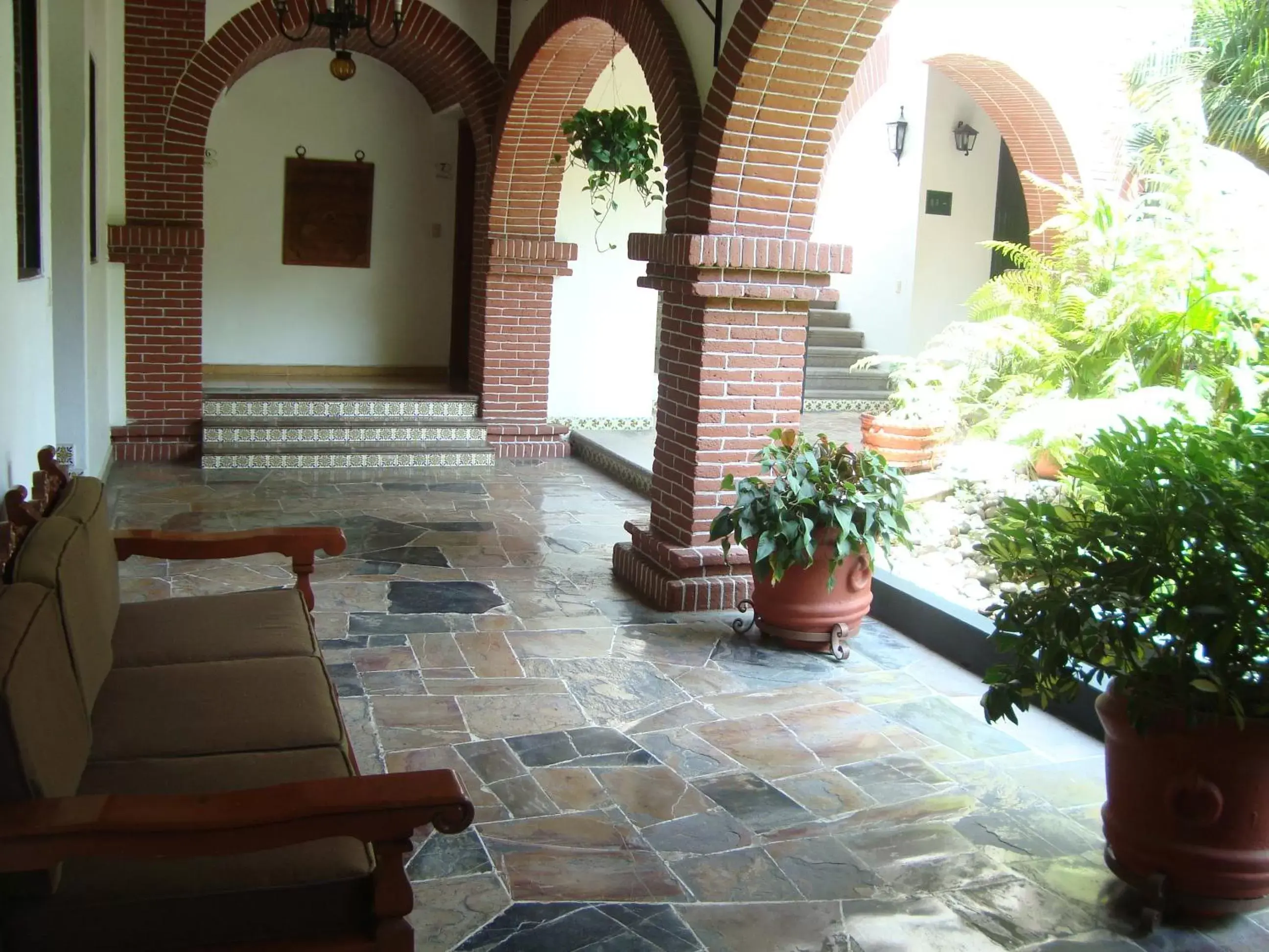 Patio in Hotel Vista Hermosa