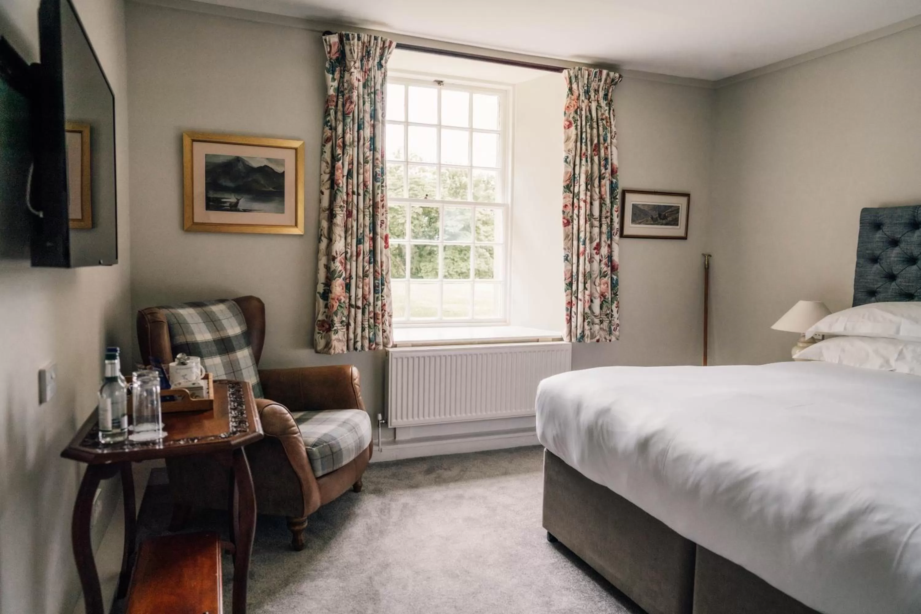 Bedroom, Bed in Forss House