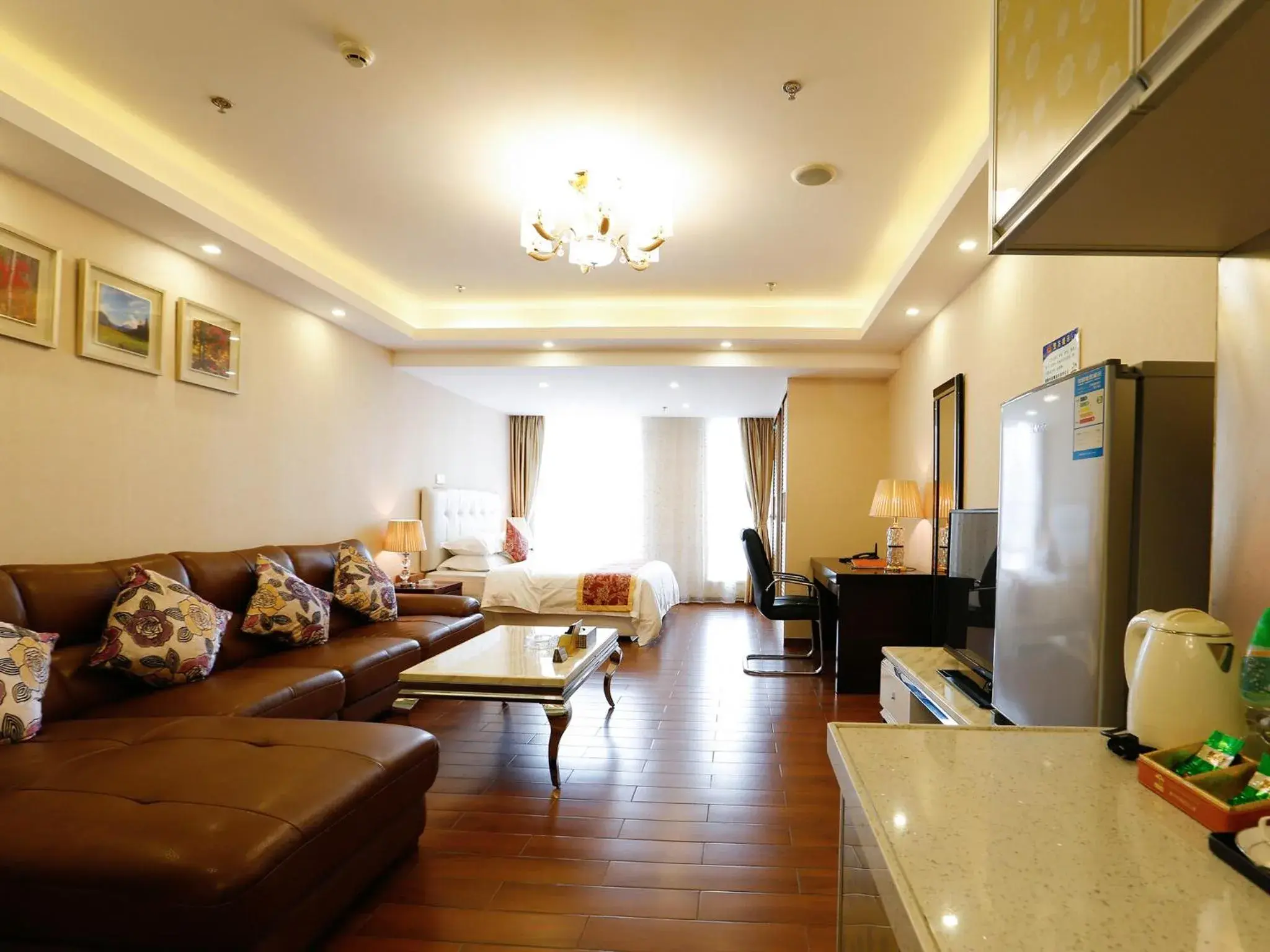 Photo of the whole room, Seating Area in Guangzhou Pengman Apartment Zhengjia Huanshi Branch