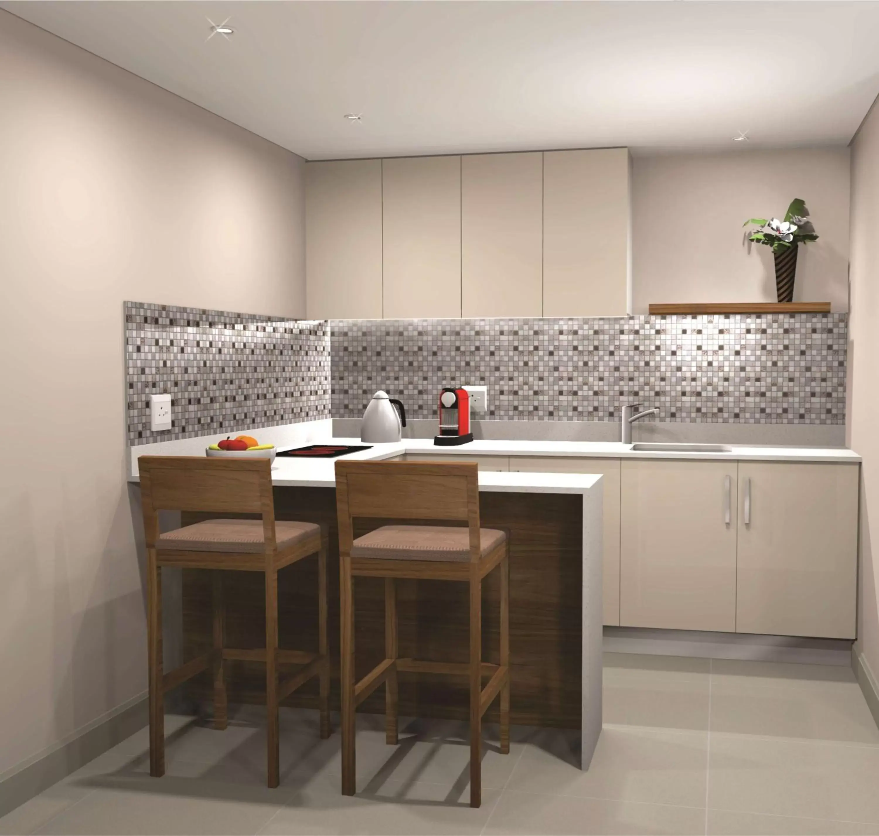 Kitchen or kitchenette, Kitchen/Kitchenette in Hilton Garden Inn Society Business Park