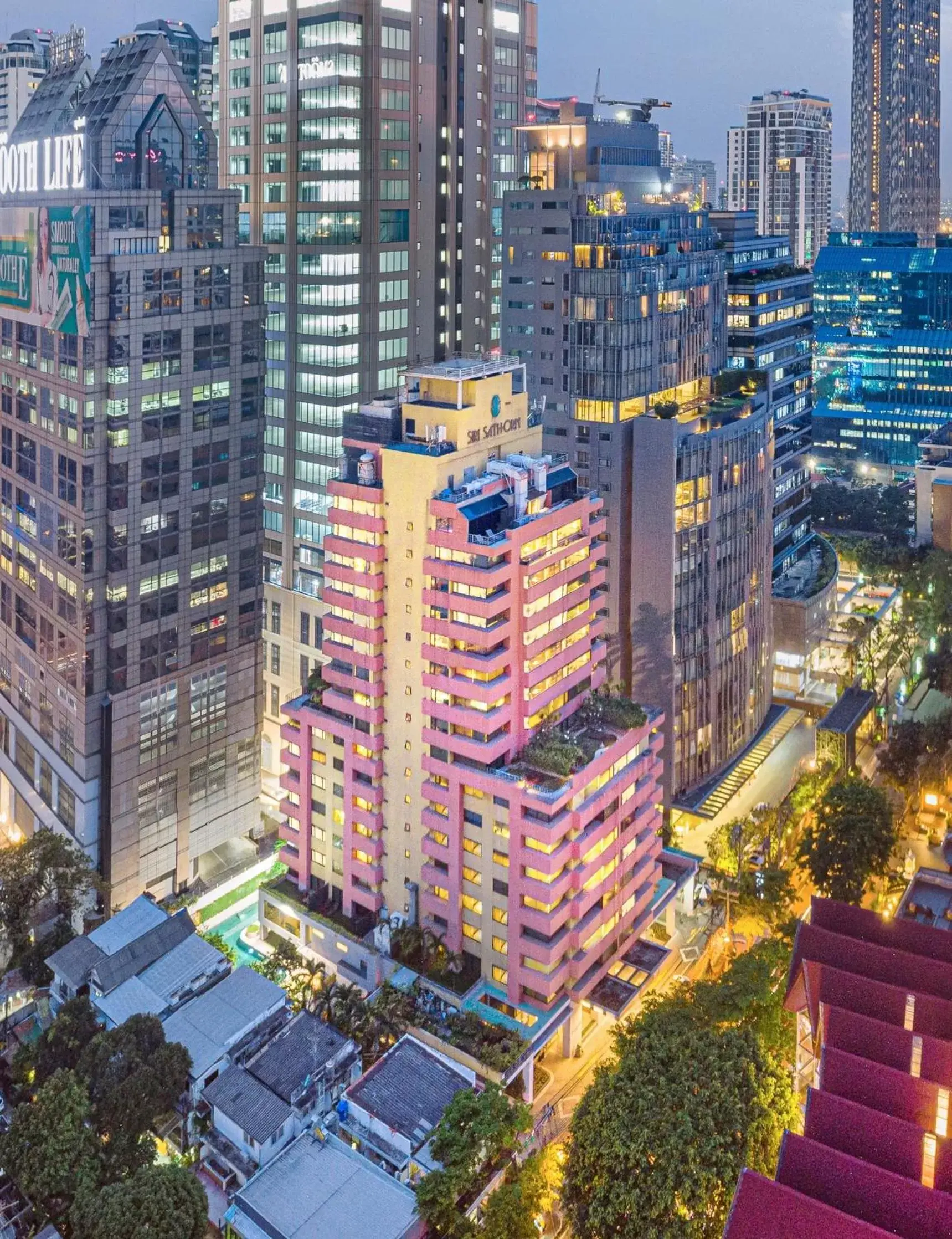 Property building, Bird's-eye View in The Quarter Saladaeng by UHG - Formerly Siri Sathorn