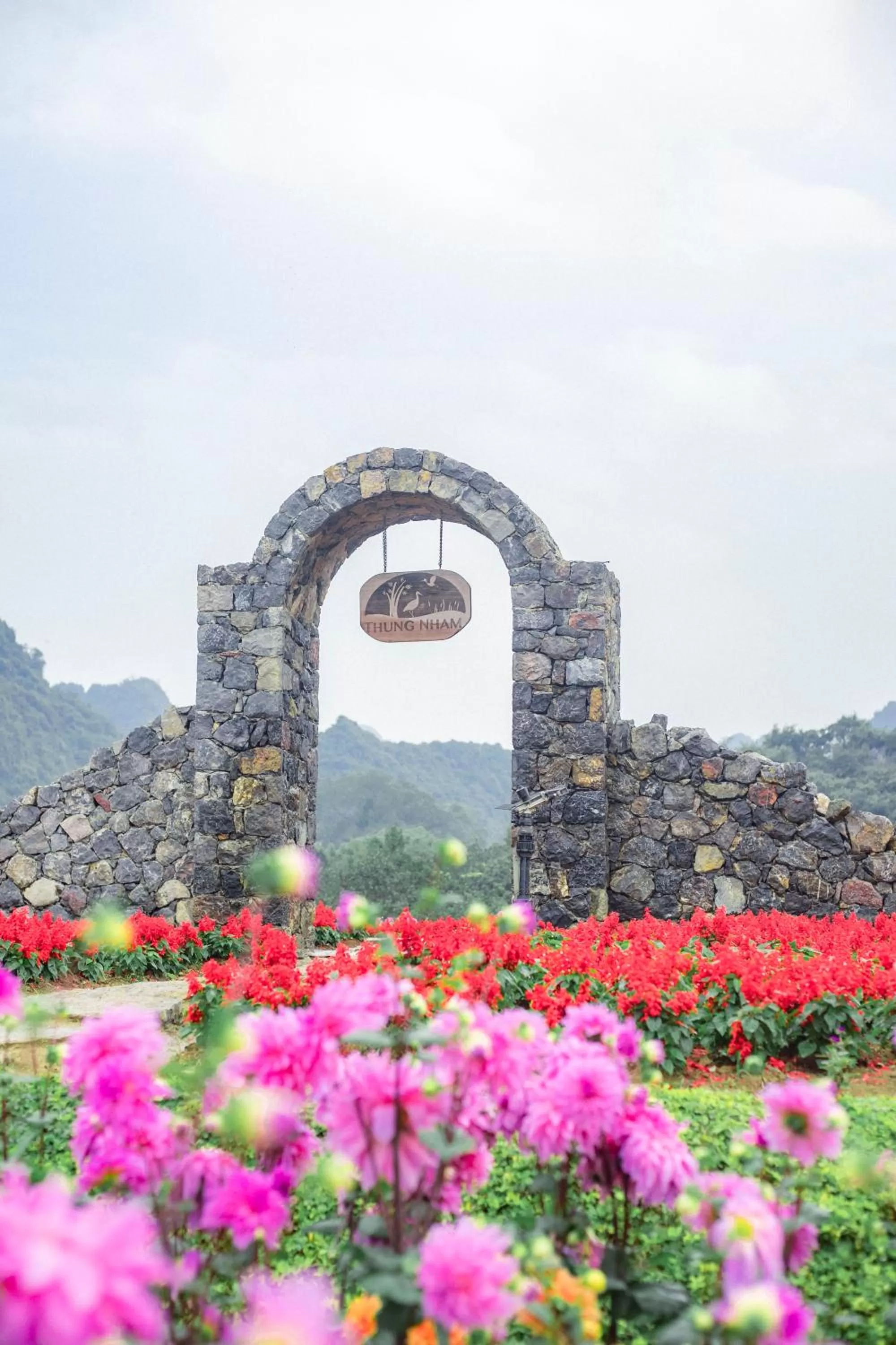 Natural landscape in Thung Nham Resort