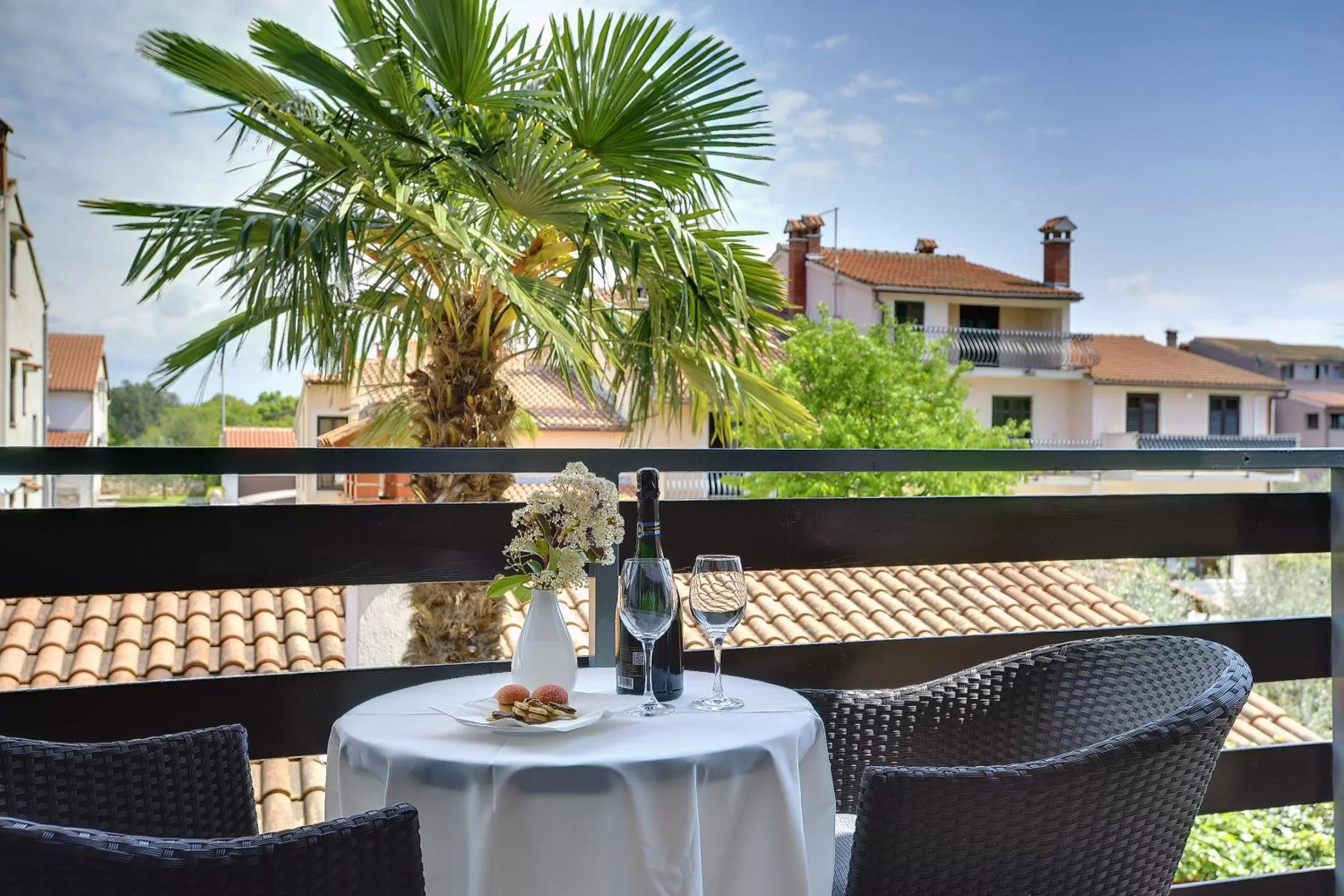 Balcony/Terrace in Villa B&B Marina & Parking Free