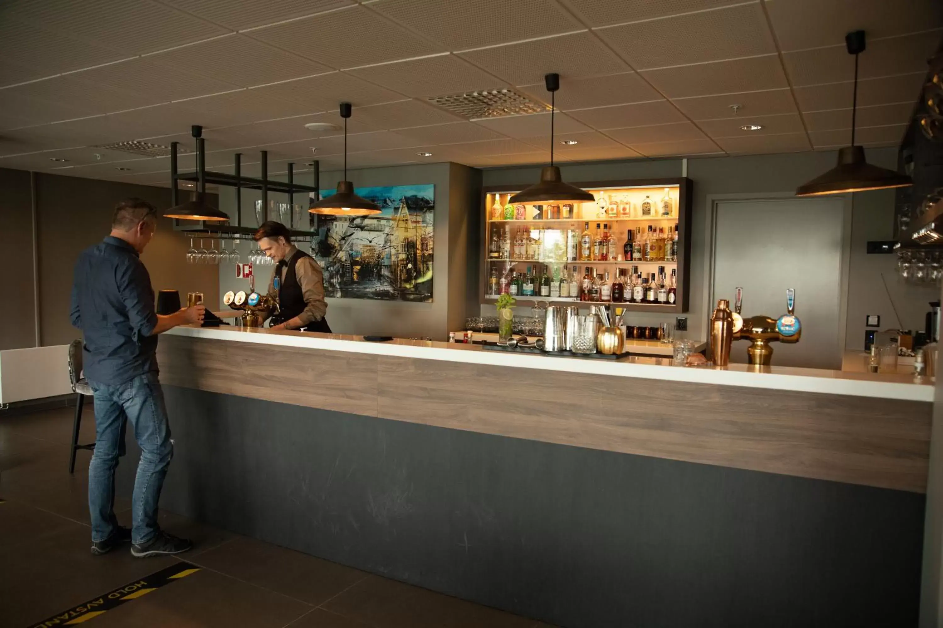 Lounge or bar in Scandic Syv Søstre
