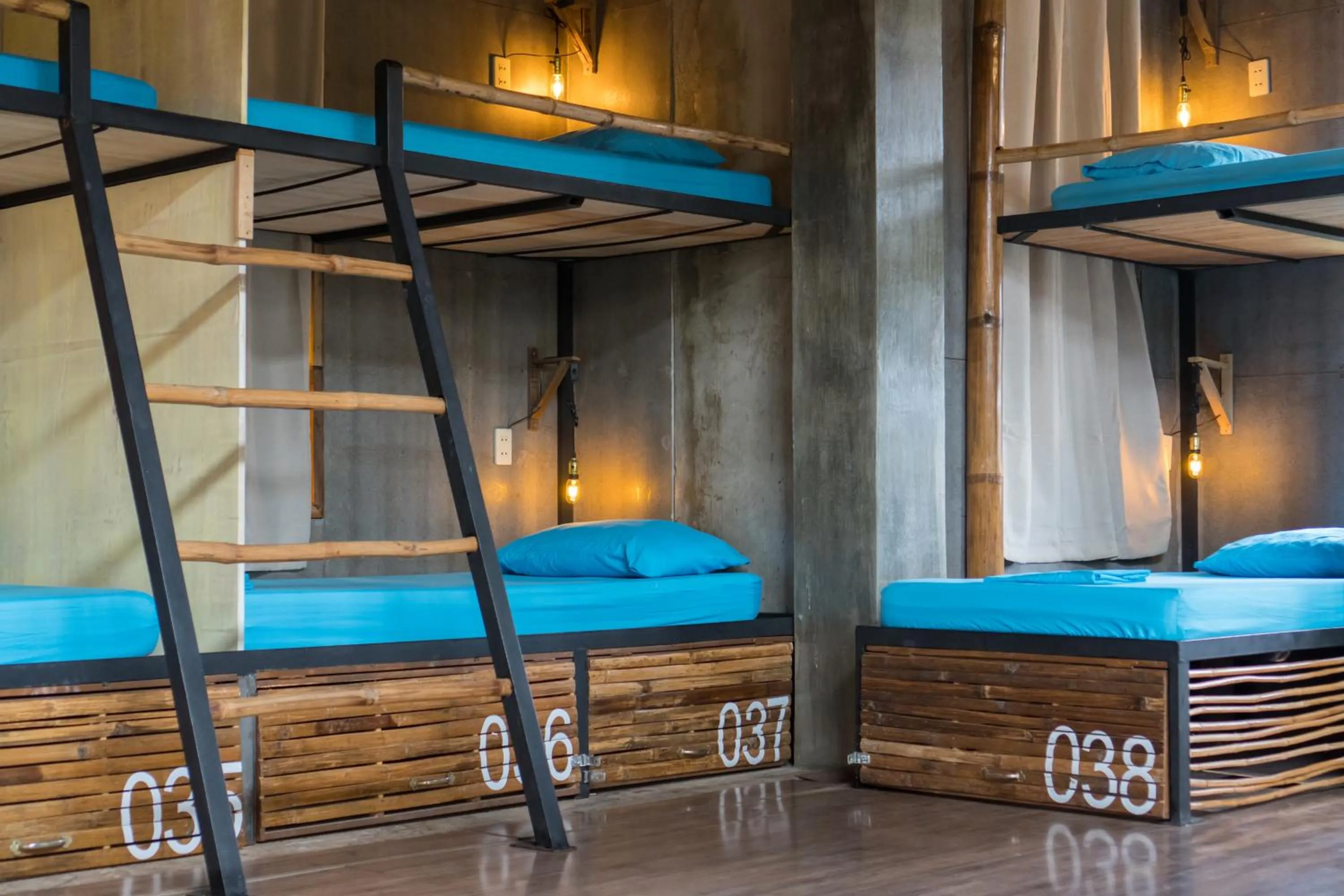 Bed in The Flying Fish Hostel