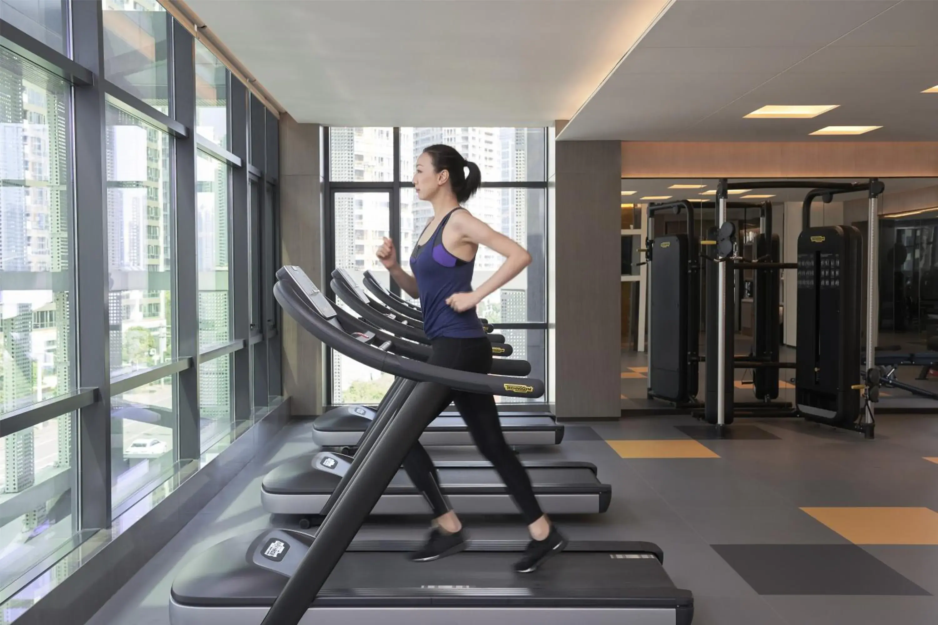 Fitness centre/facilities, Fitness Center/Facilities in The Meixi Lake, Changsha Marriott Executive Apartments