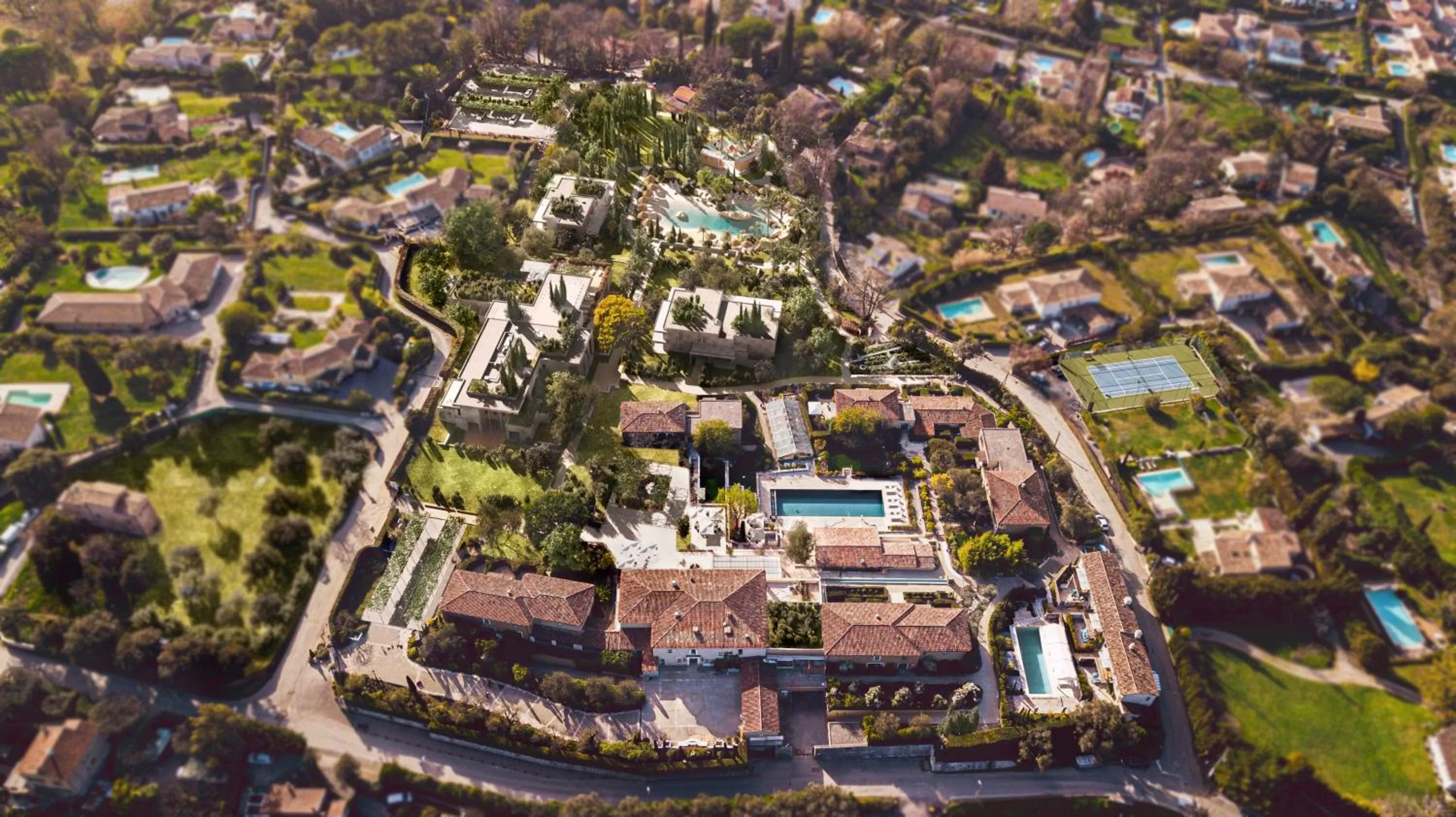 Bird's eye view in Domaine du Mas De Pierre