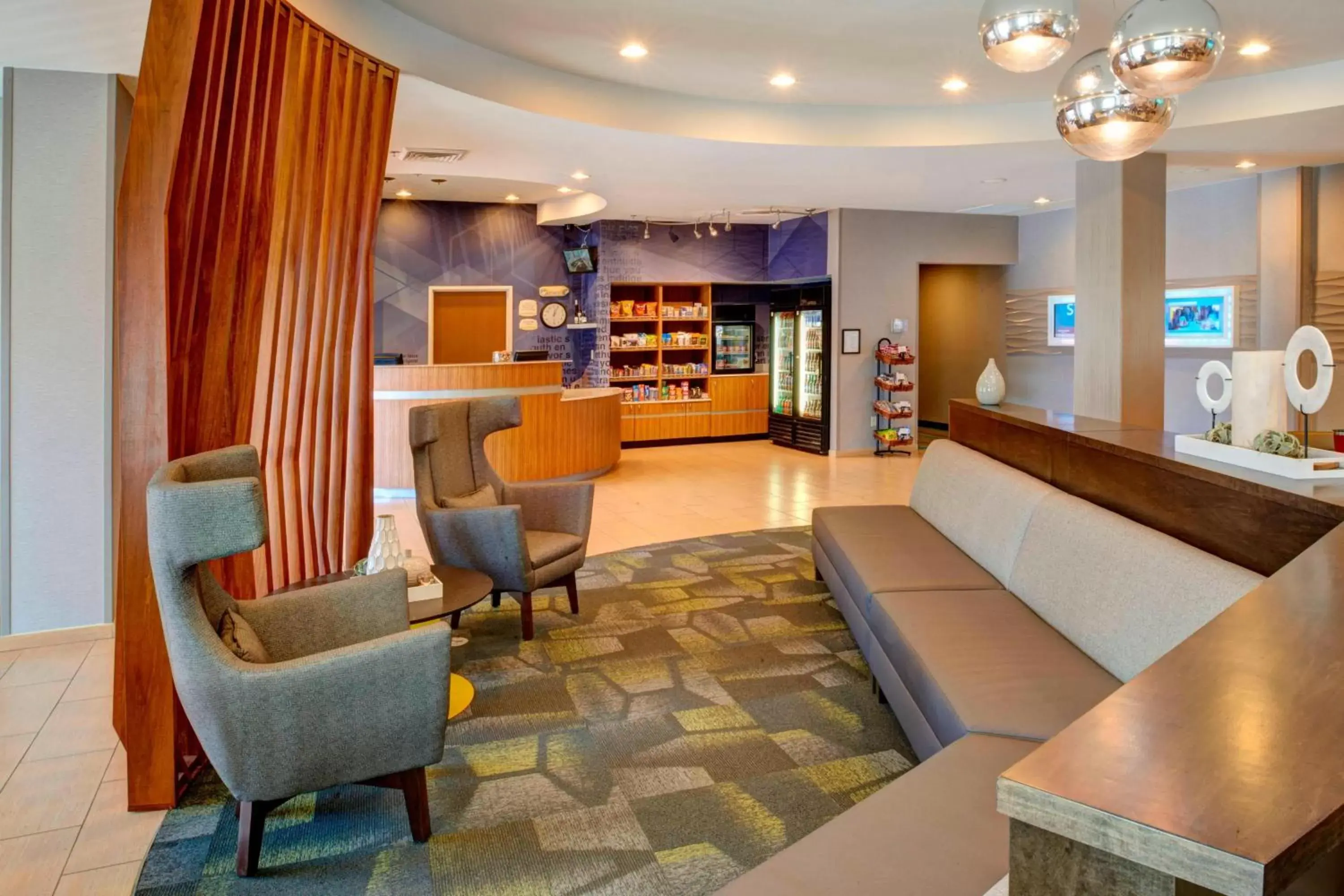 Lobby or reception, Lobby/Reception in SpringHill Suites St. Louis Brentwood